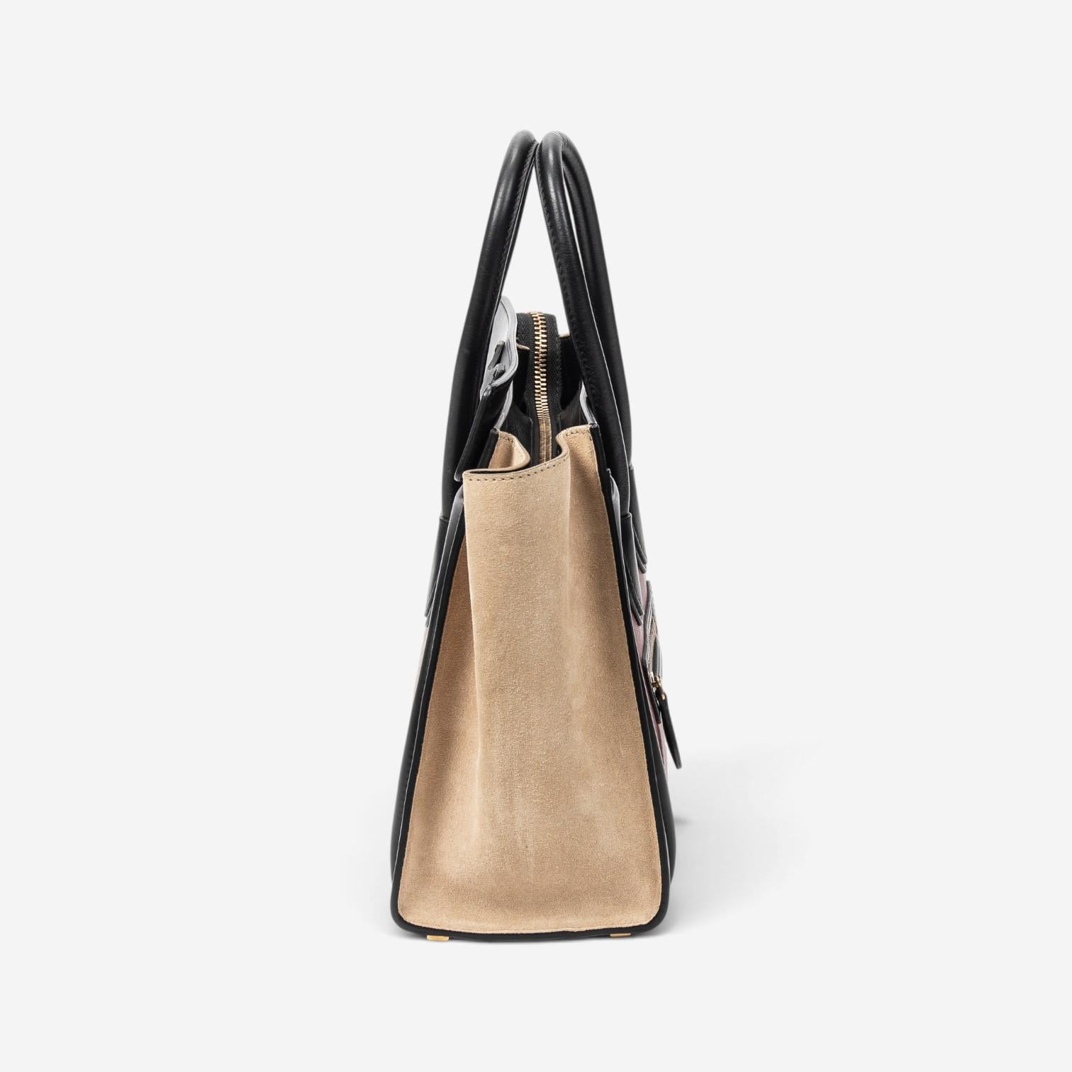 Celine Calfskin Leather Micro Luggage Tote Bag ABC3719 — view 4