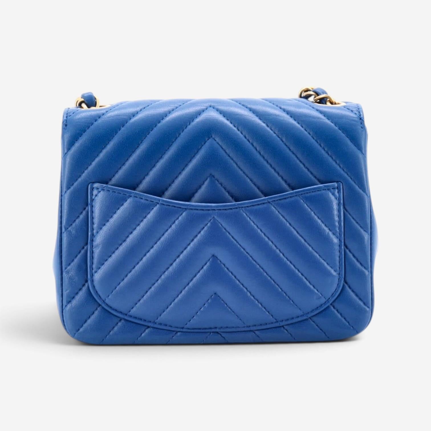 Chanel Classic Black Lambskin Leather Mini Single Flap Bag GTU0627 — view 4