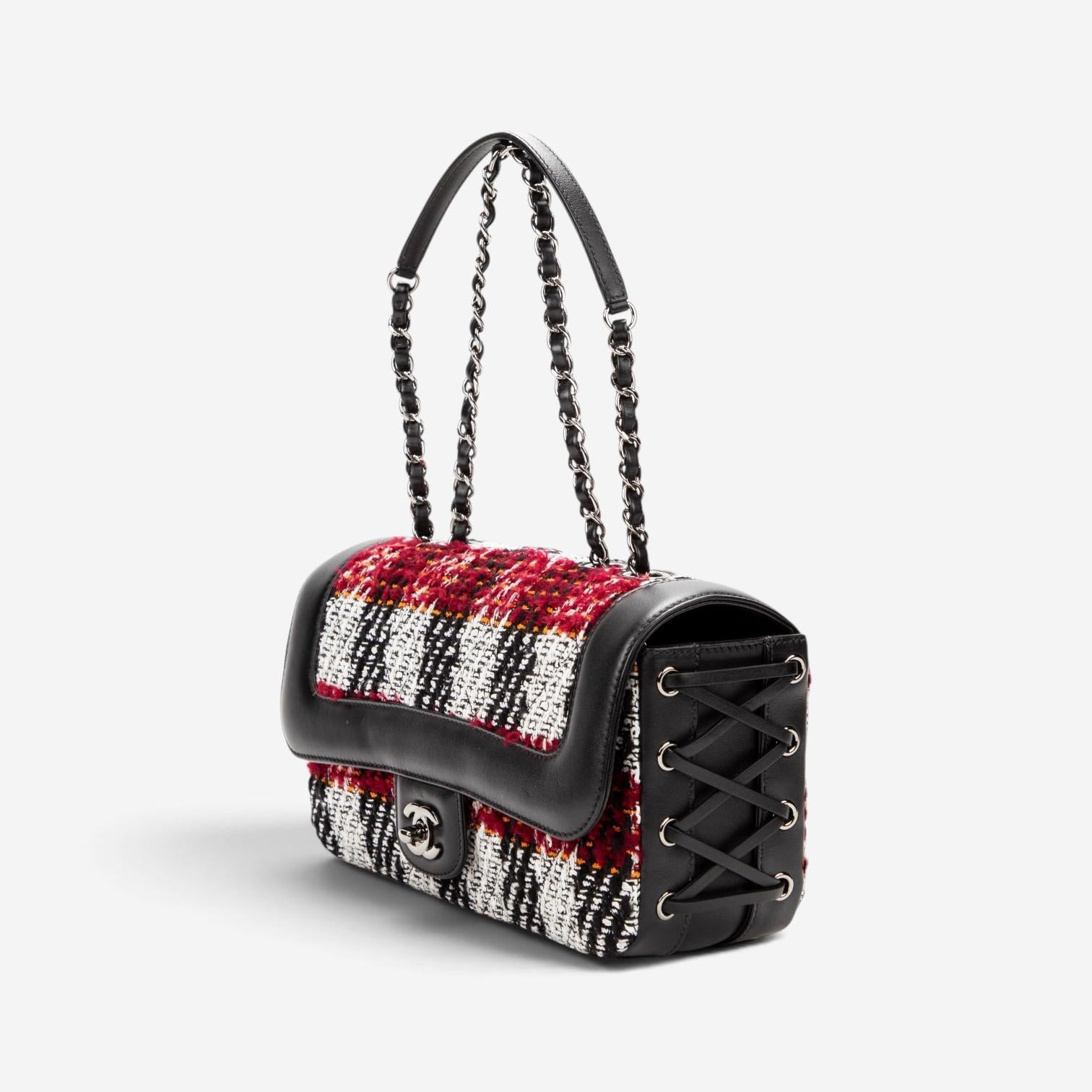 Chanel Timeless Tweed Canvas Shoulder Bag EAG6830 — view 2