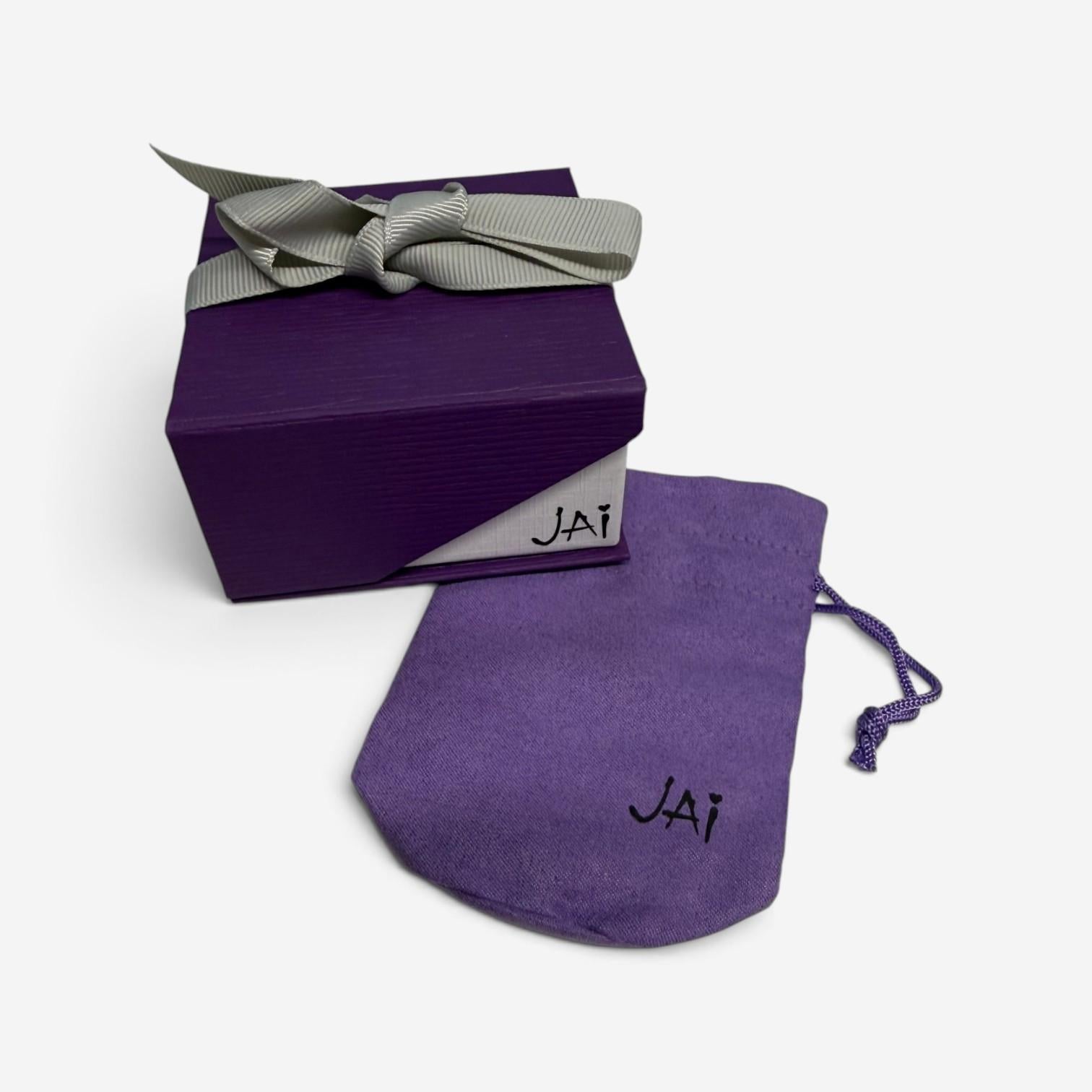 JAI Sterling Silver Hammered Wide Cuff Bangle Bracelet JJH3009B — view 5