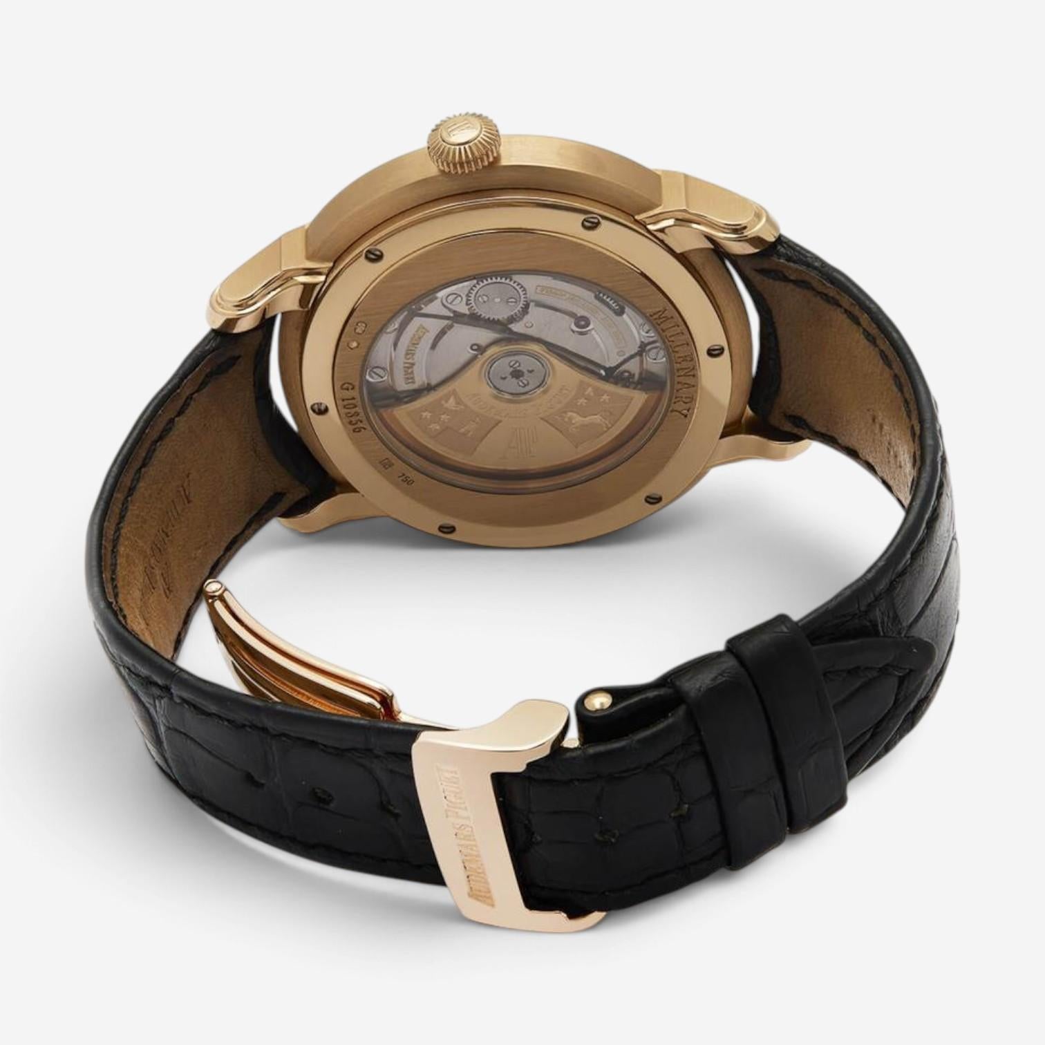 Audemars Piguet Millenary 18K Rose Gold Automatic Unisex Watch 15320OR.OO.D002CR — view 3