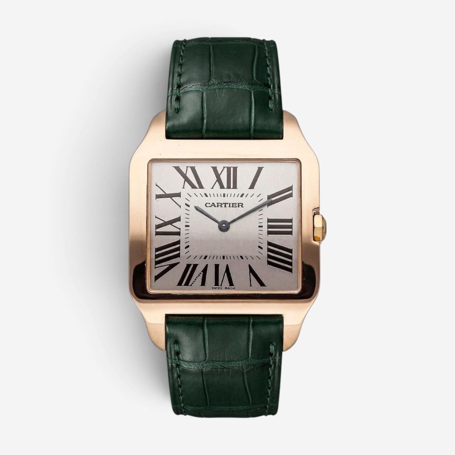Cartier Santos Dumont 18K Rose Gold Manual Wind Unisex Watch W2006951