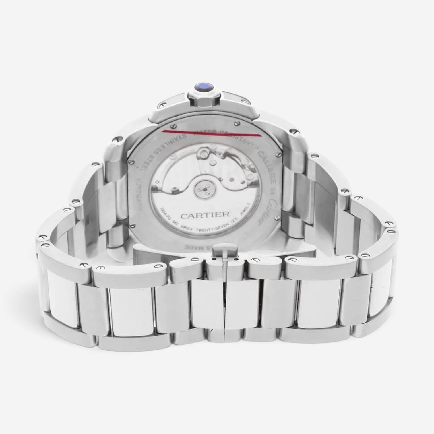 Cartier Calibre De Cartier Stainless Steel Automatic Men's Watch W7100015 — view 3