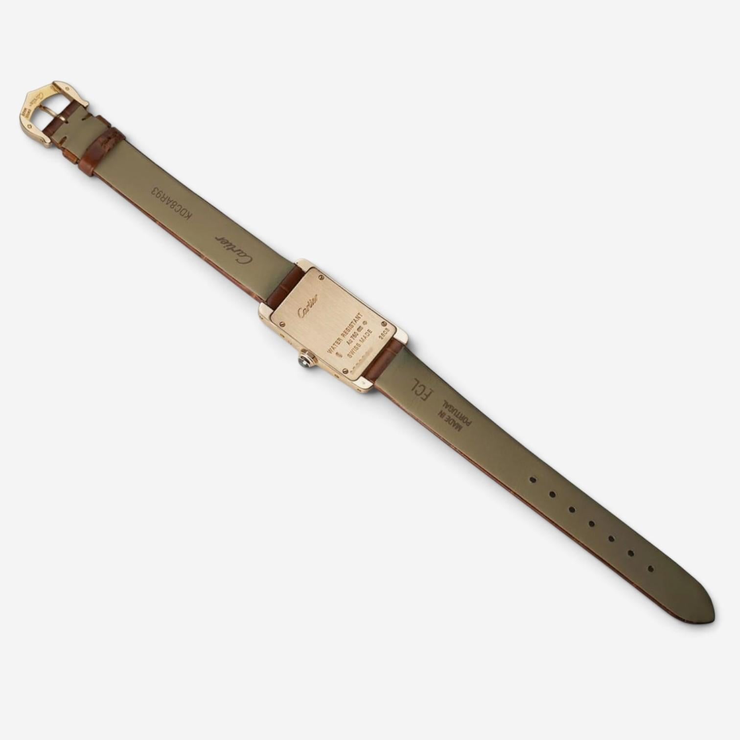 Cartier Tank Américaine 18K Rose Gold Quartz Unisex Watch W2607456 — view 2