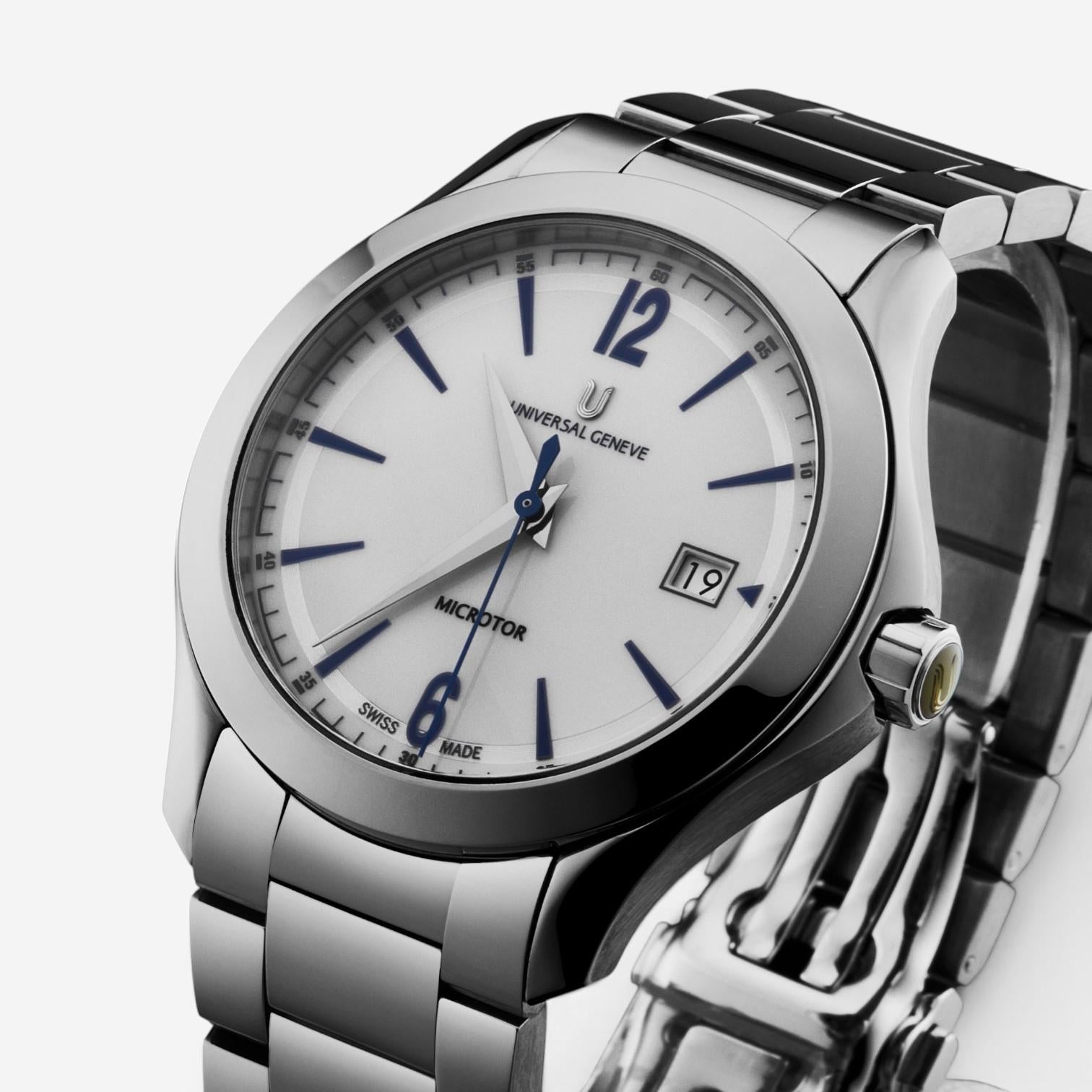 Universal Genève Microtor Stainless Steel Automatic Men's Watch 8101.126-008 — view 2