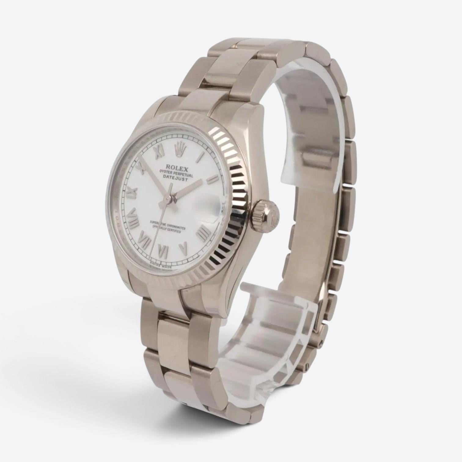 Rolex Datejust 31 18K White Gold Automatic Ladies Watch 178279 — view 2