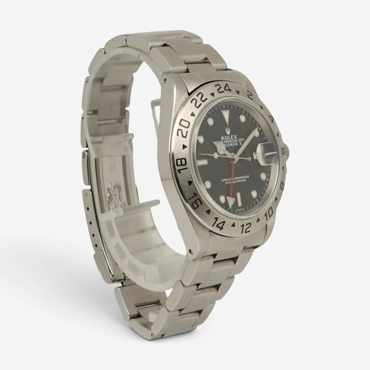 Rolex Explorer II 40mm Stainless Steel Automatic Men's Watch 16570 — view 3