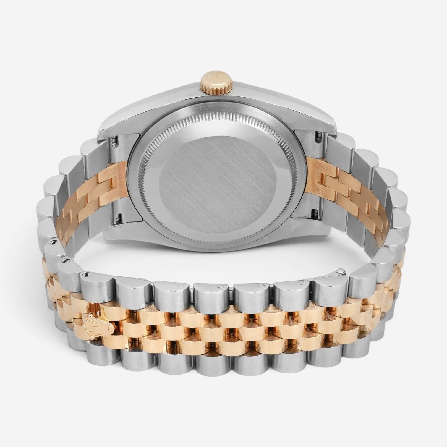 Rolex Datejust 18K Yellow Gold & Stainless Steel Automatic Men's Watch 116233 — view 4