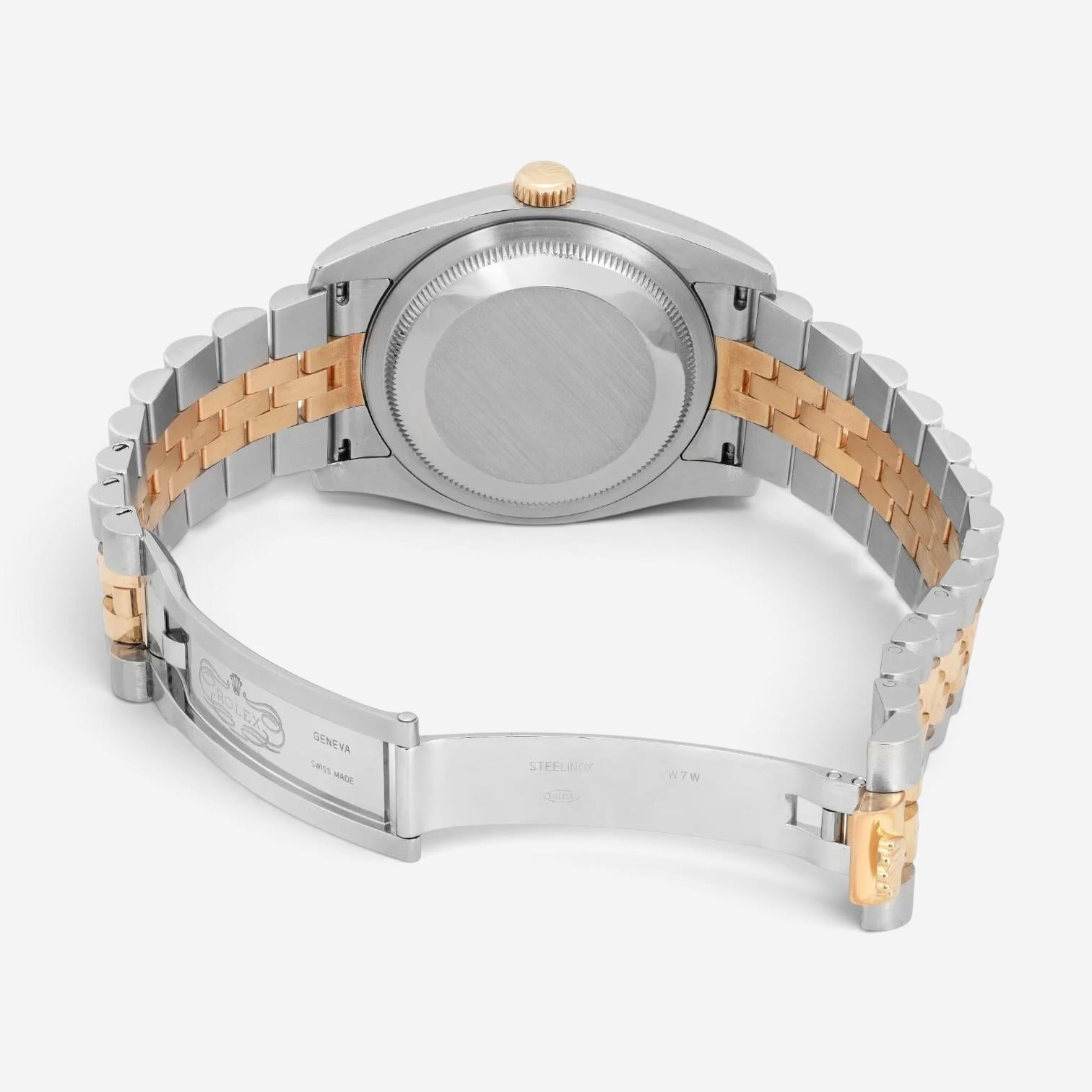 Rolex Datejust 18K Yellow Gold & Stainless Steel Automatic Men's Watch 116233 — view 5
