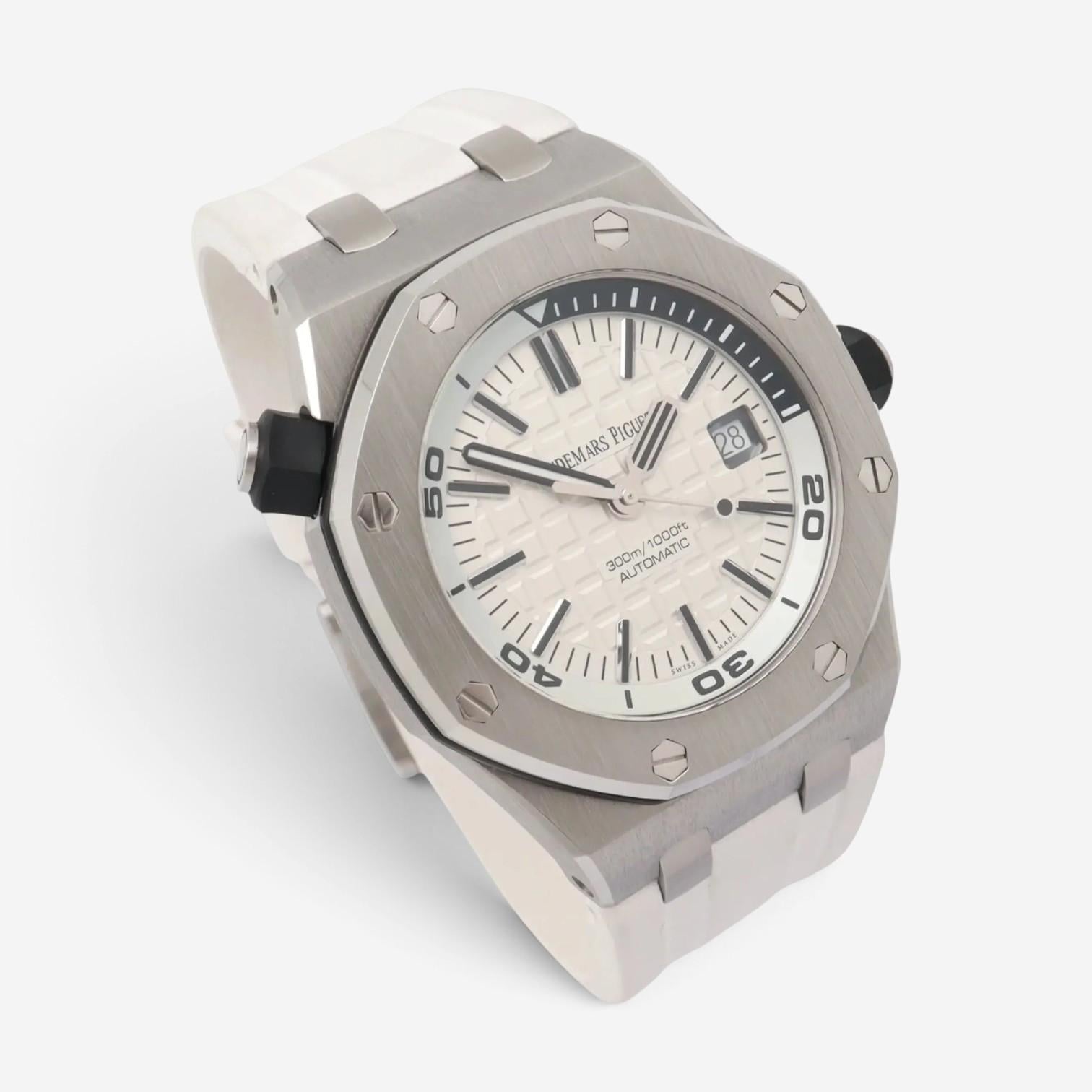 Audemars Piguet Royal Oak Offshore 42mm Steel Automatic Men's Watch 15710ST — view 3