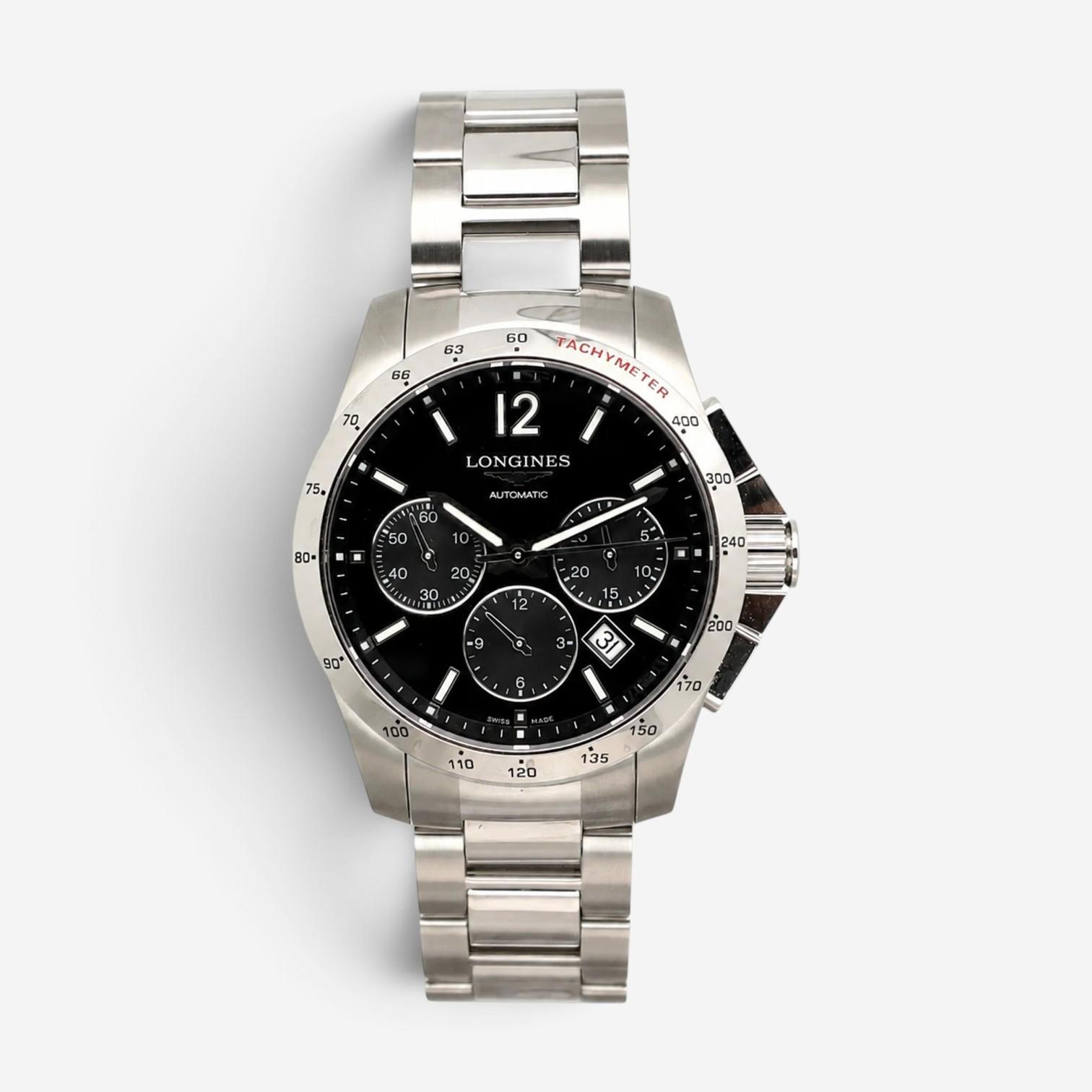 Longines Conquest Chronograph Steel Automatic Men's Watch L2.743.4.56.6
