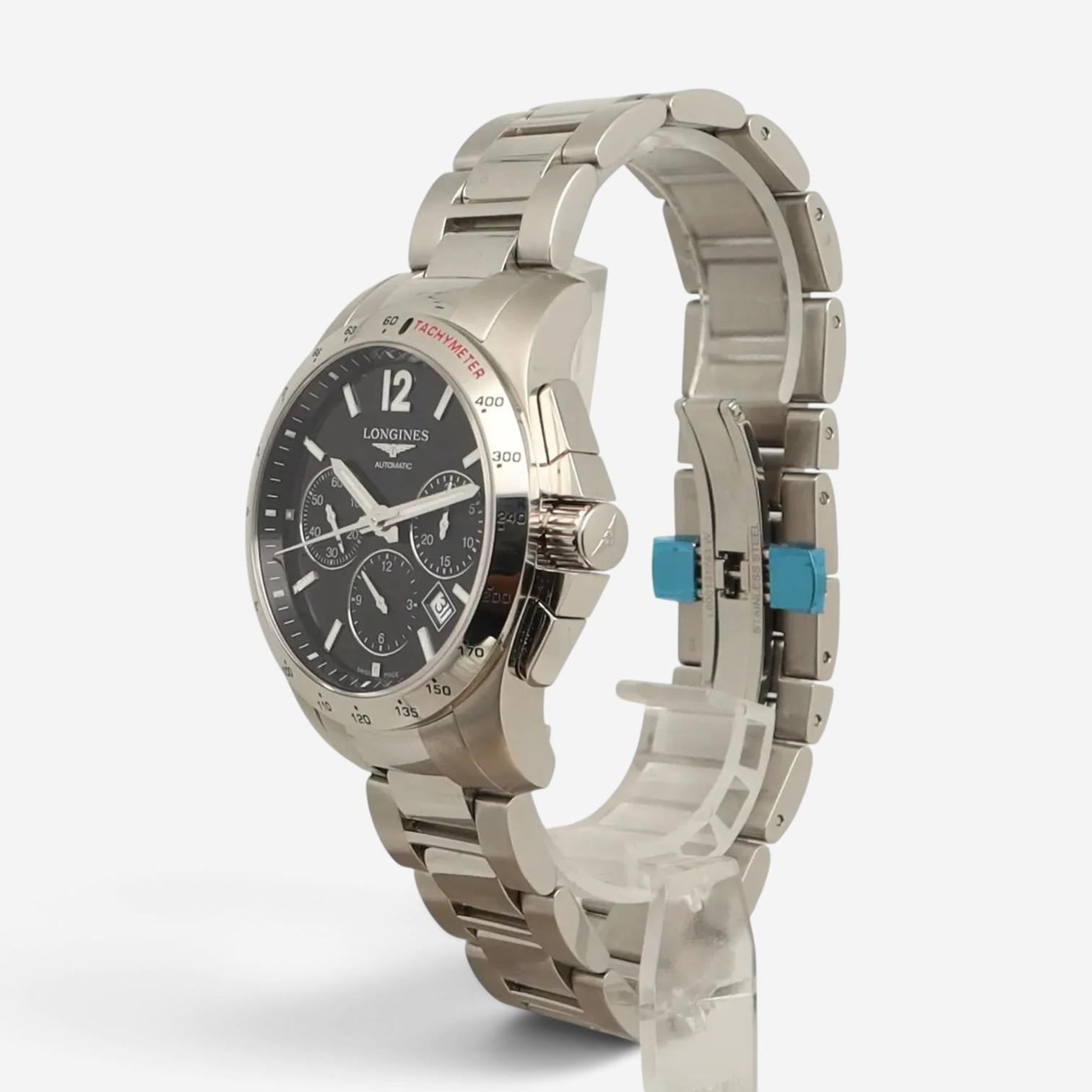 Longines Conquest Chronograph Steel Automatic Men's Watch L2.743.4.56.6 — view 2