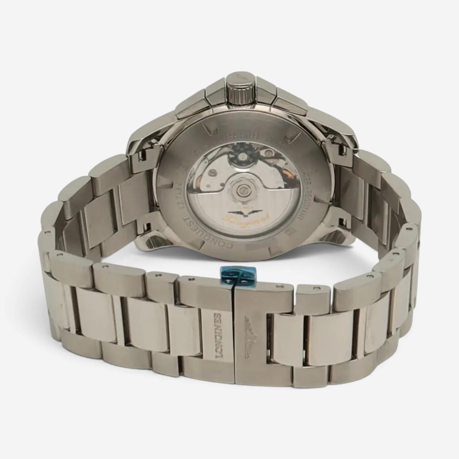 Longines Conquest Chronograph Steel Automatic Men's Watch L2.743.4.56.6 — view 4