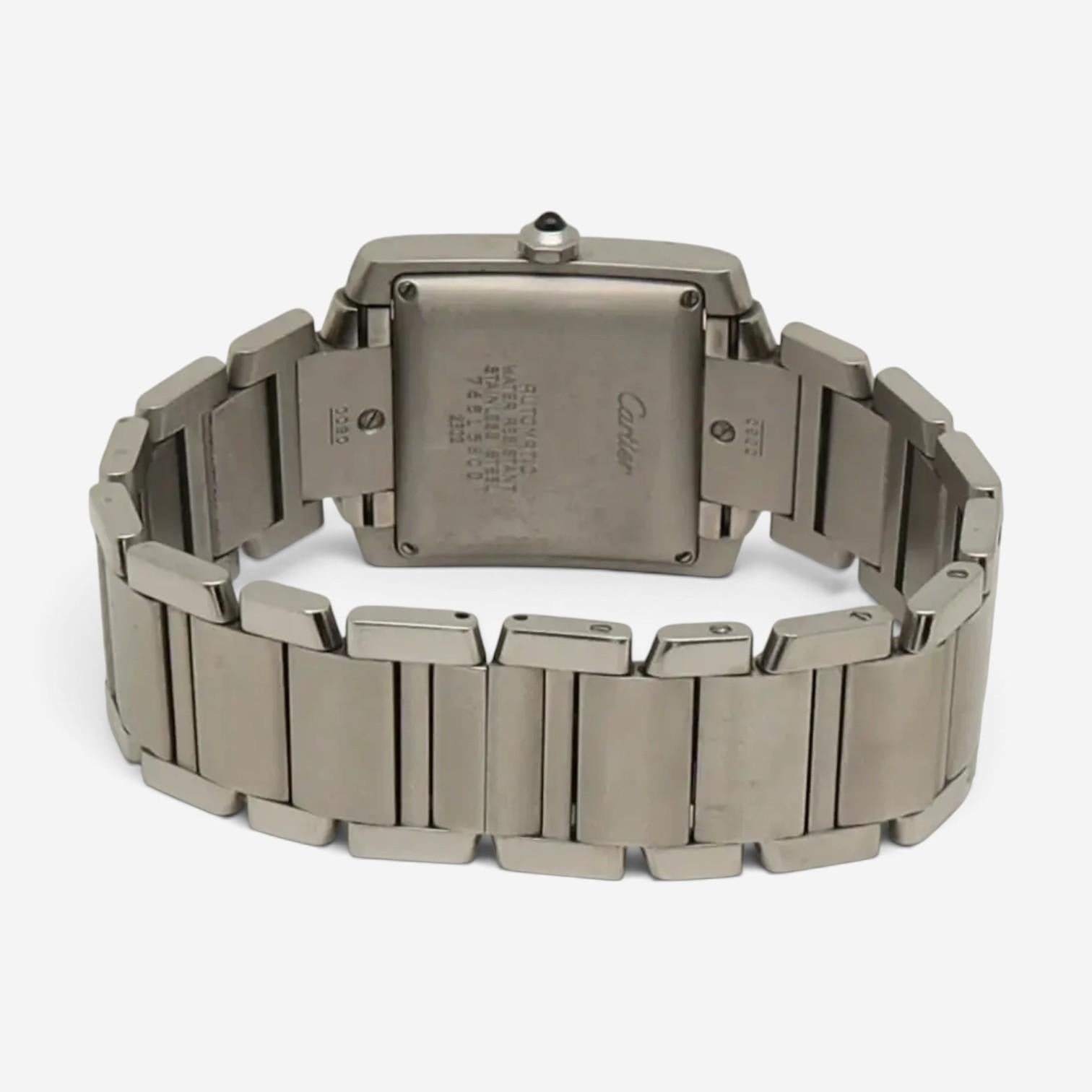 Cartier Tank Francaise Stainless Steel Automatic Men's Watch W51002Q3 — view 4