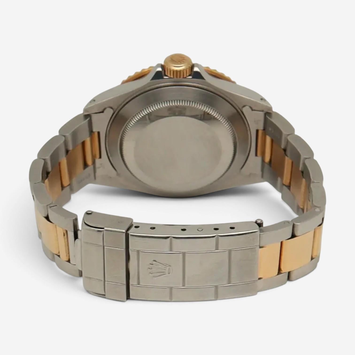 Rolex Submariner Stainless Steel & 18K Yellow Gold Automatic Men's Watch 16613 — view 4