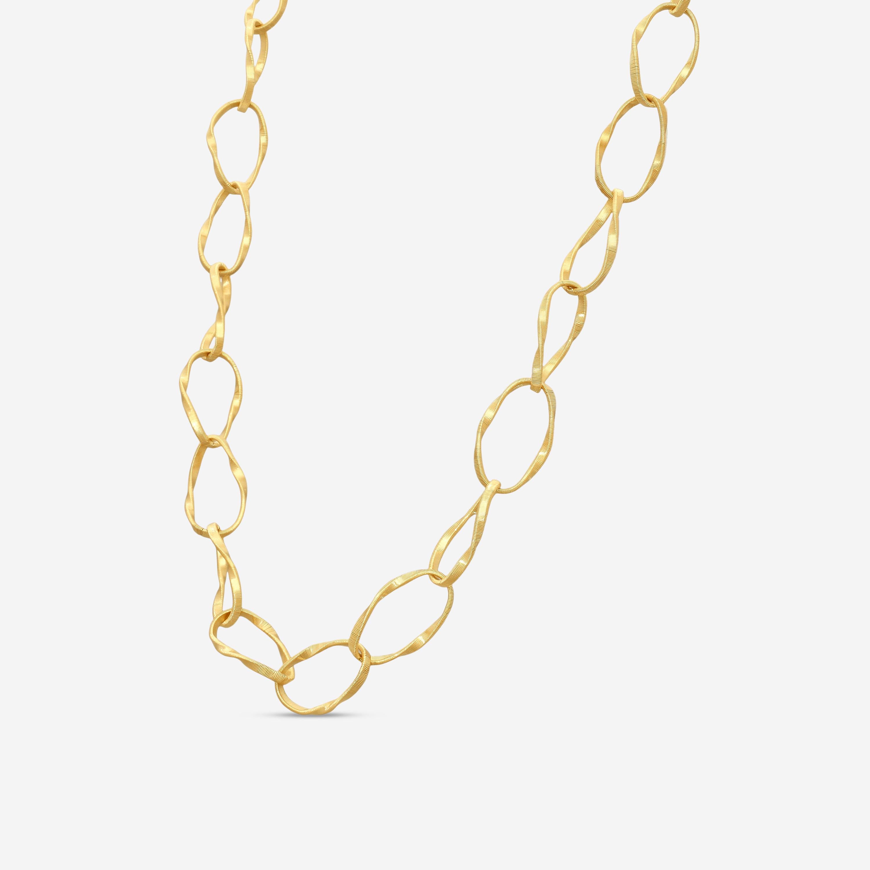 Marco Bicego Marrakech Onde 18K Yellow Gold Link Necklace CG779__Y_01 — view 3