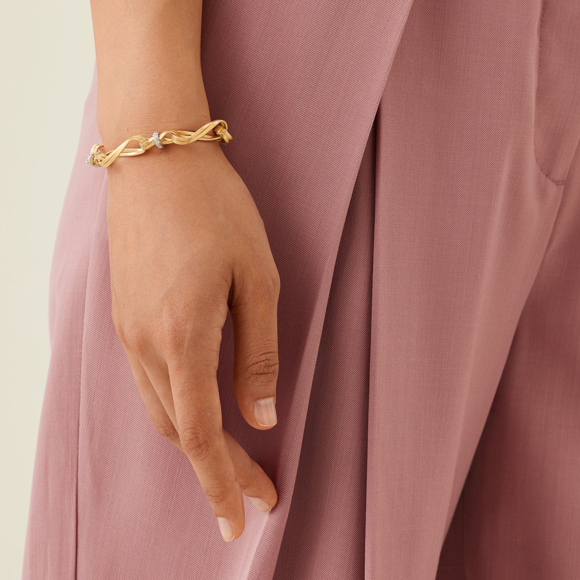 Marco Bicego Marrakech Onde 18K Yellow Gold Bracelet BG847_B_YW_M5 — view 2