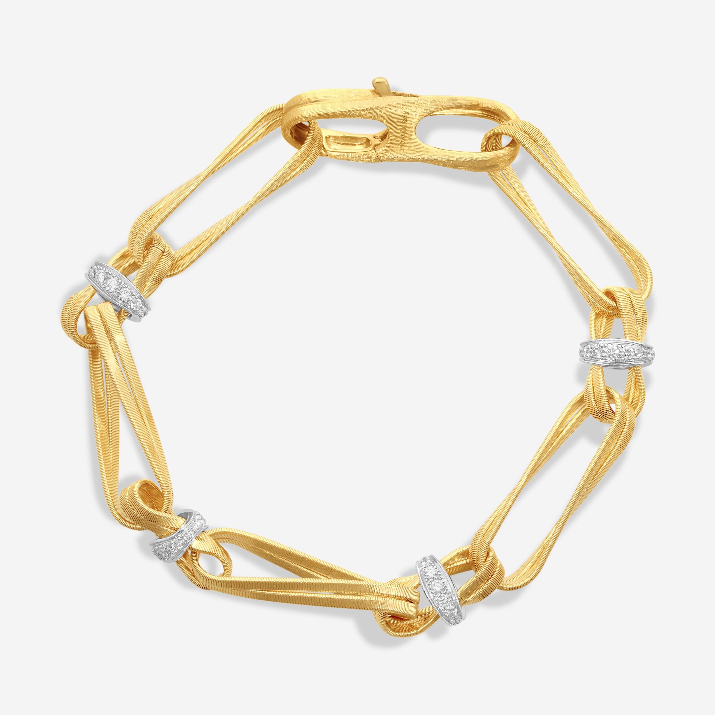Marco Bicego Marrakech Onde 18K Yellow Gold Bracelet BG847_B_YW_M5 — view 3