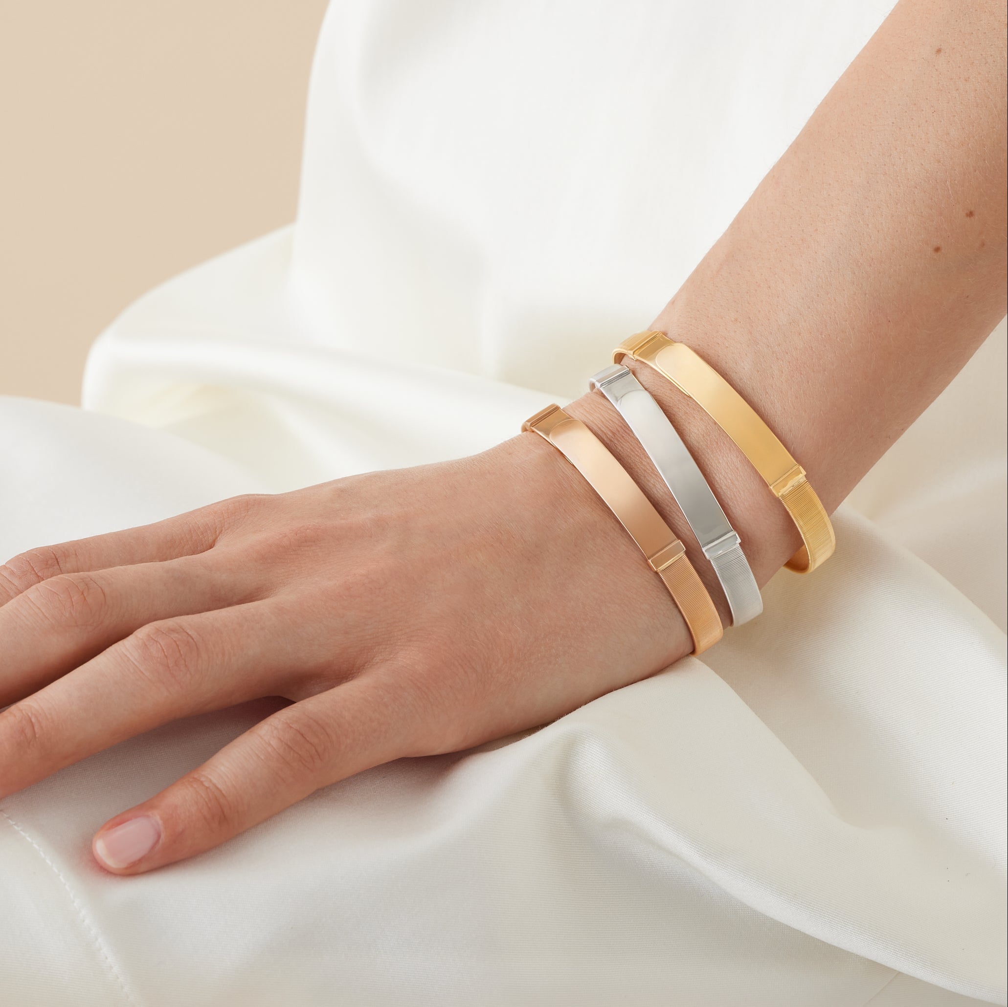 Marco Bicego Masai 18K Yellow Gold Bangle Bracelet SG44__Y_01 — view 2