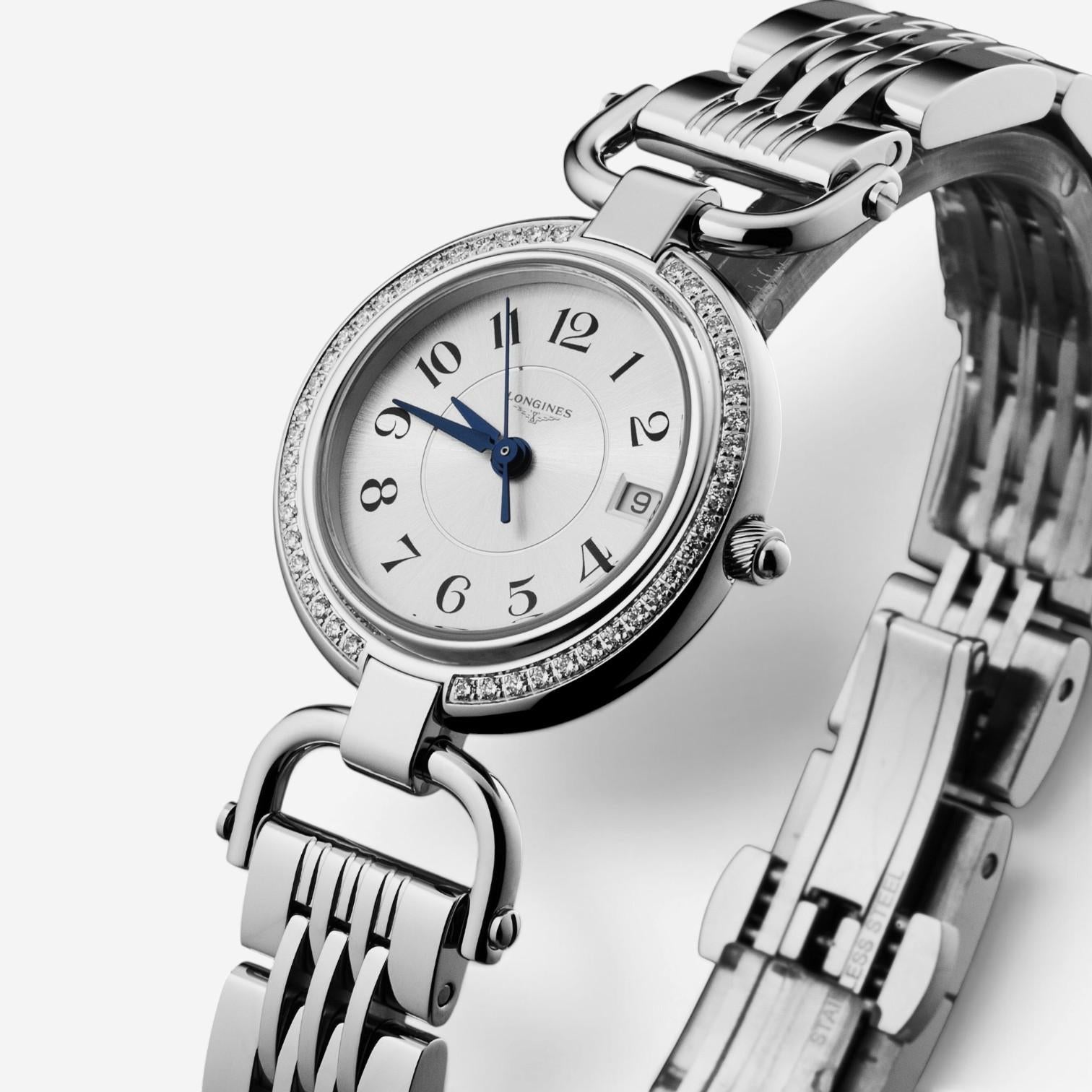 Longines Equestrian Stainless Steel Diamond Quartz Ladies Watch L6.130.0.73.6 — view 2