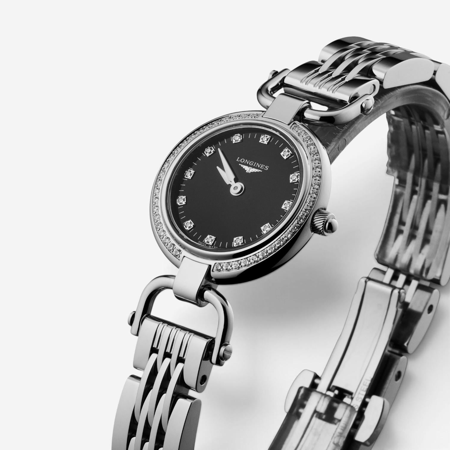Longines Equestrian Stainless Steel Diamond Quartz Ladies Watch L6.129.0.57.6 — view 2