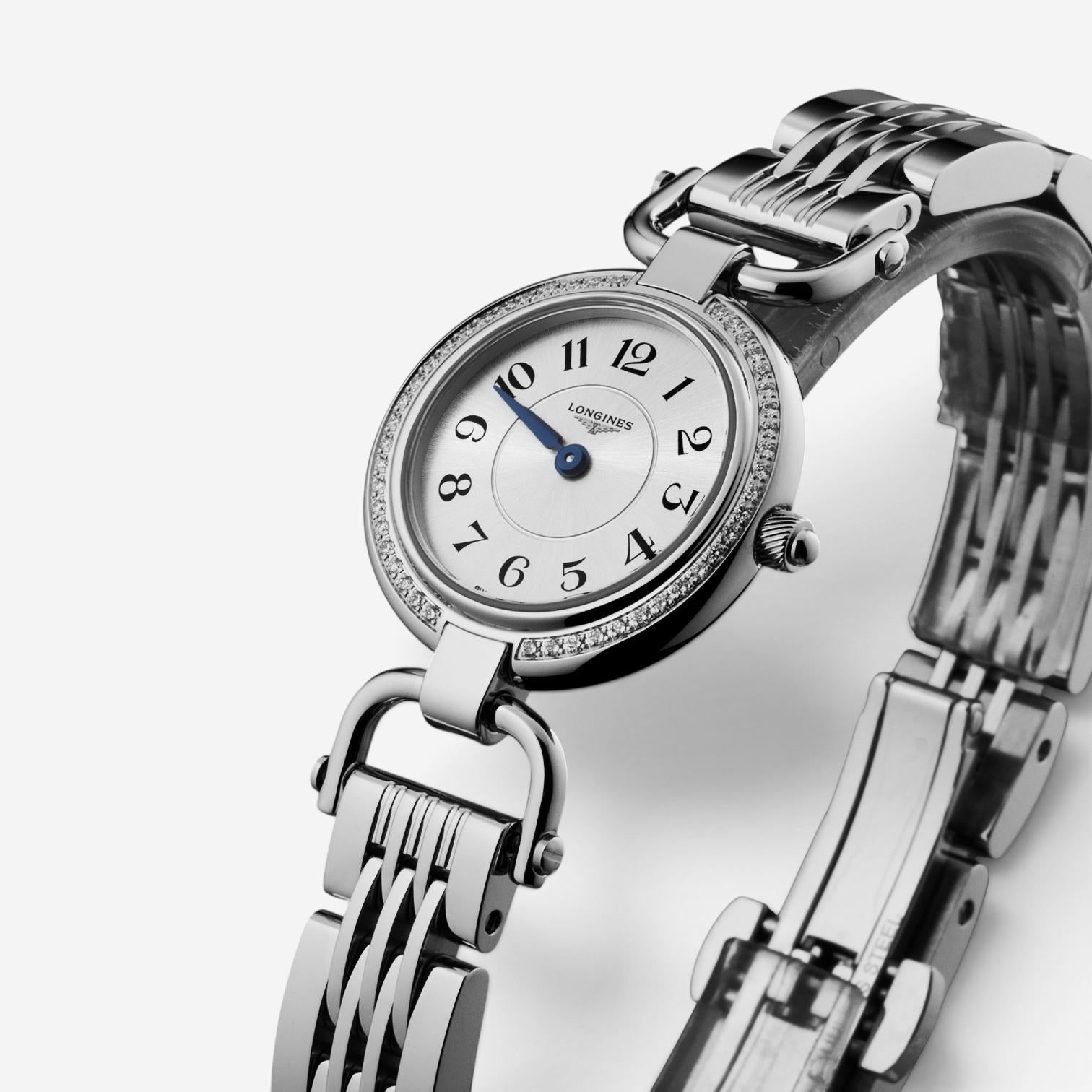 Longines Equestrian Stainless Steel Diamond Quartz Ladies Watch L6.129.0.73.6 — view 2