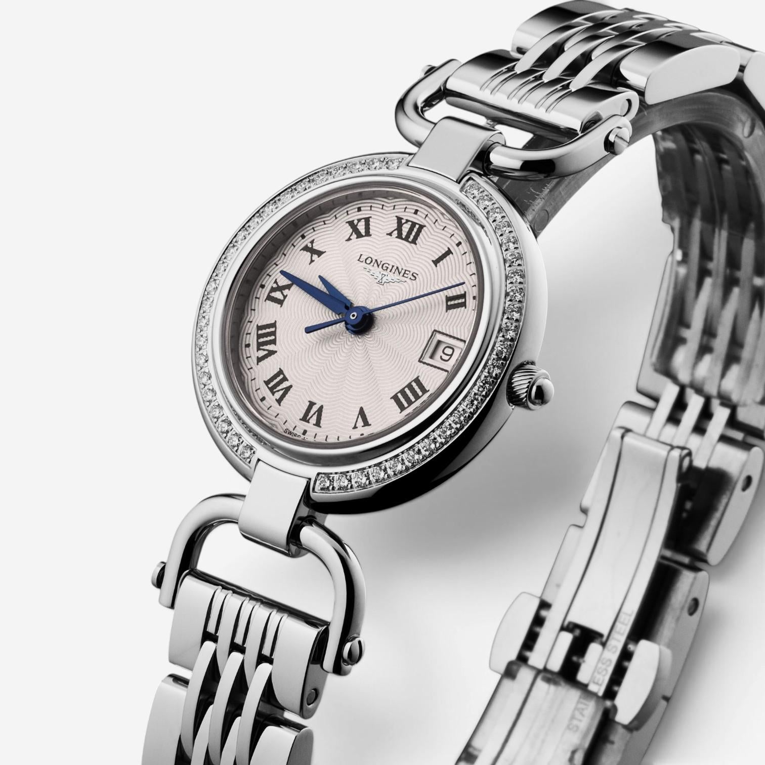 Longines Equestrian Stainless Steel Diamond Quartz Ladies Watch L6.130.0.71.6 — view 2