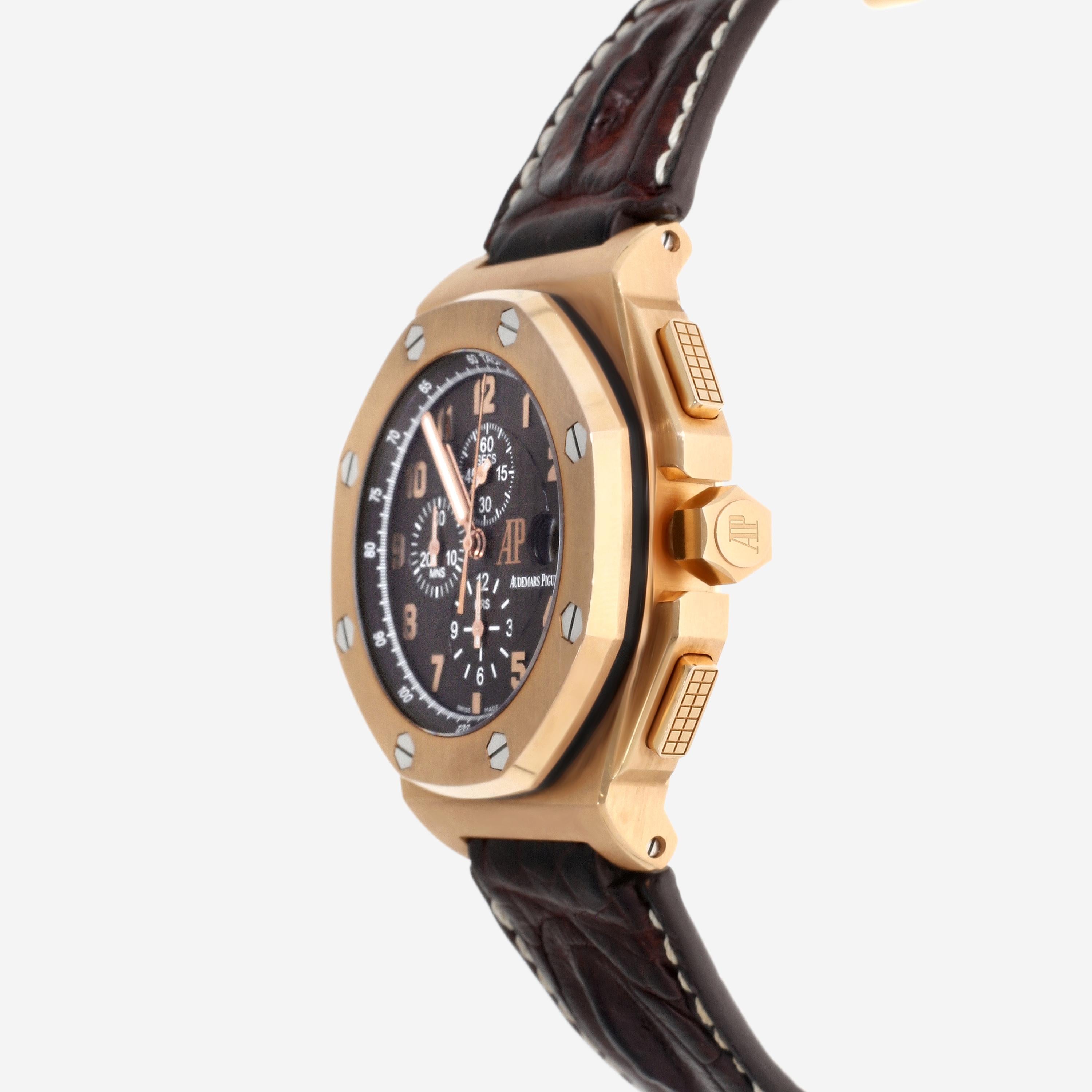 Audemars Piguet Royal Oak Offshore "Arnold's All Star" 18K Rose Gold LE Automatic Men's Watch 26158 — view 2