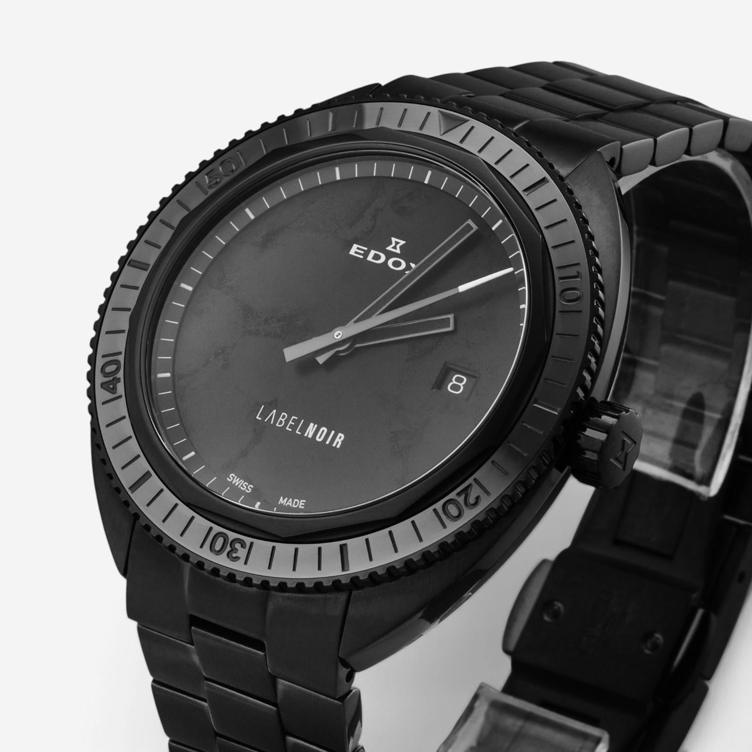 Edox Hydrosub Stainless Steel Automatic Men's Watch 80128-NLNM-NLN — view 2