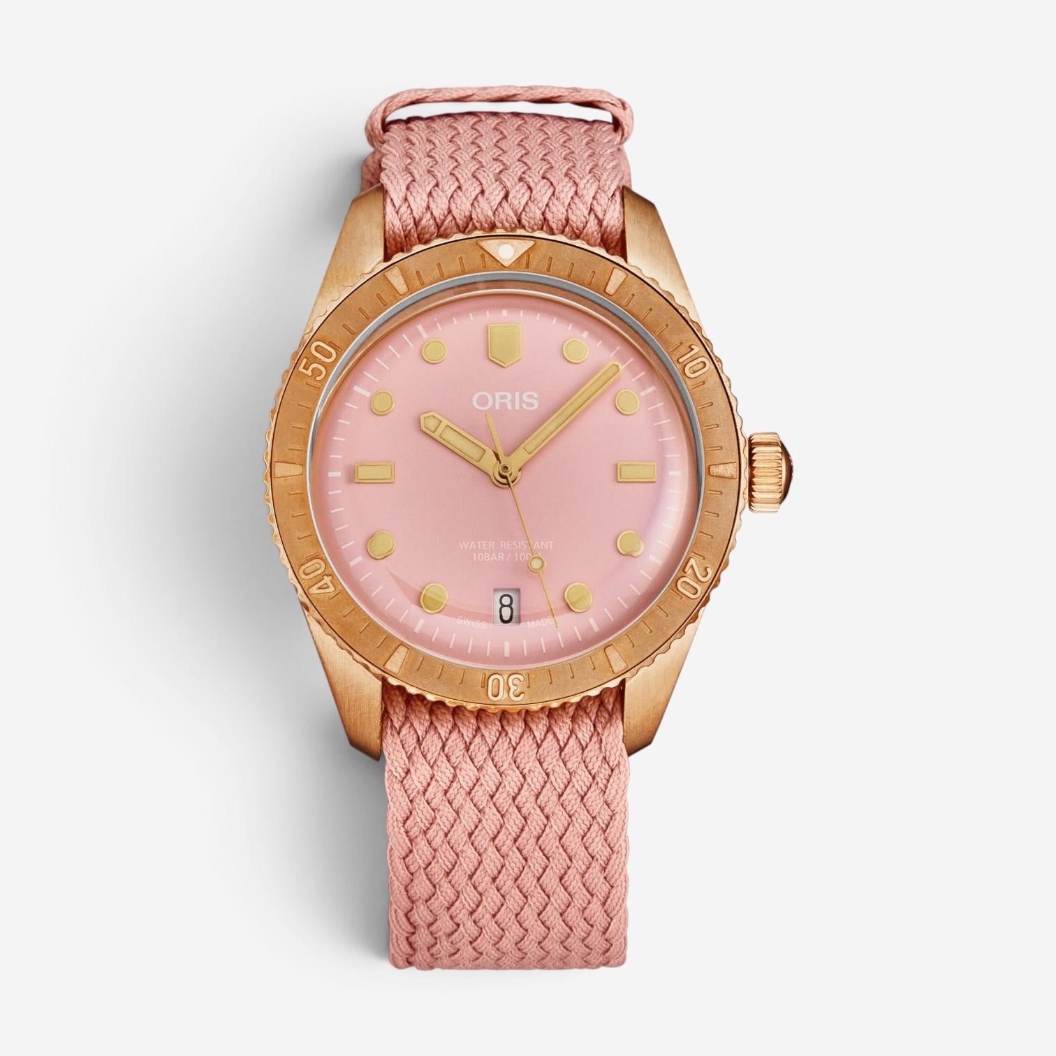 Oris Divers Sixty-Five Bronze Automatic Ladies Watch 733-7771-3158-07-3-19-04BR