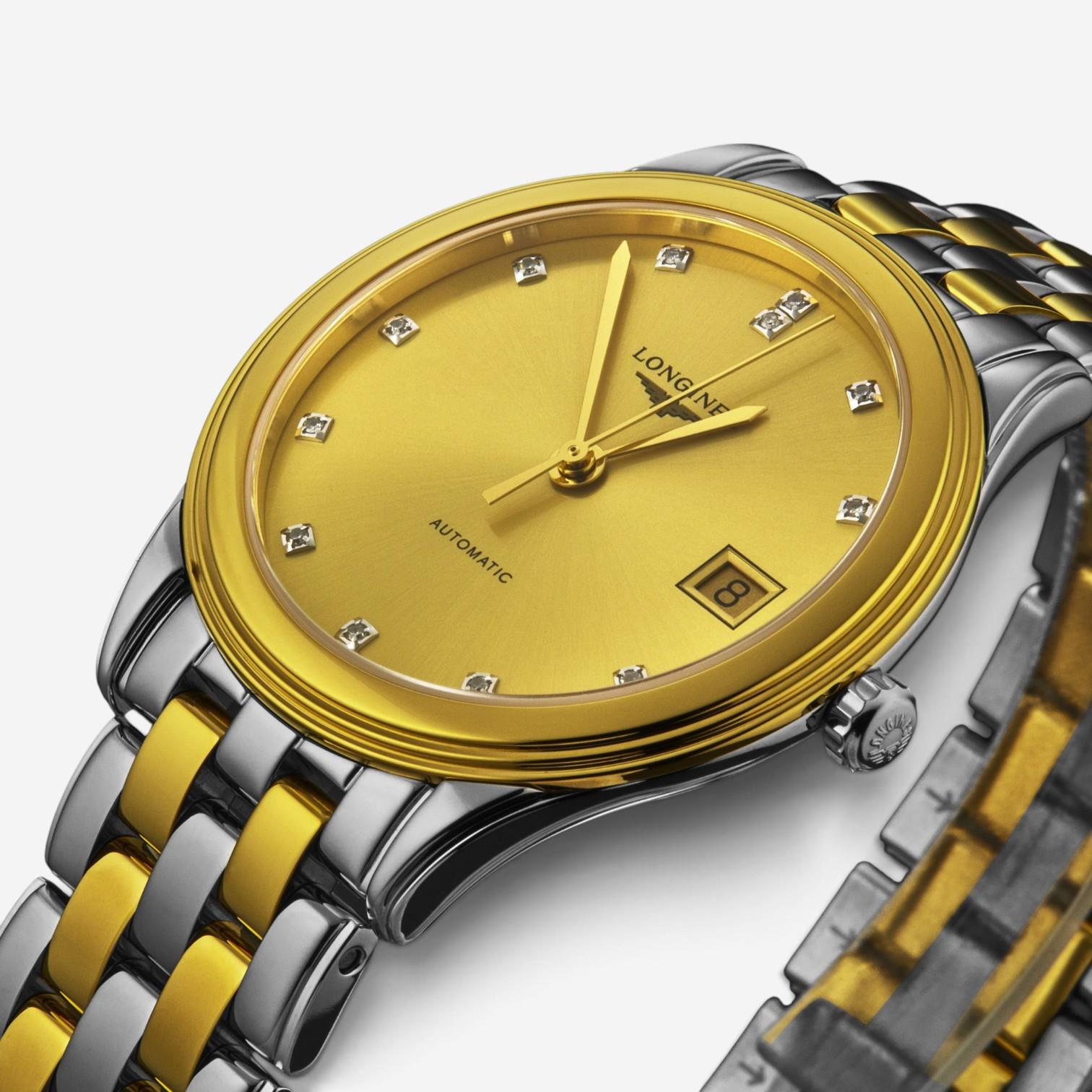 Longines Flagship Steel & 18K Yellow Gold PVD Automatic Men's Watch L4.774.3.37.7 — view 2