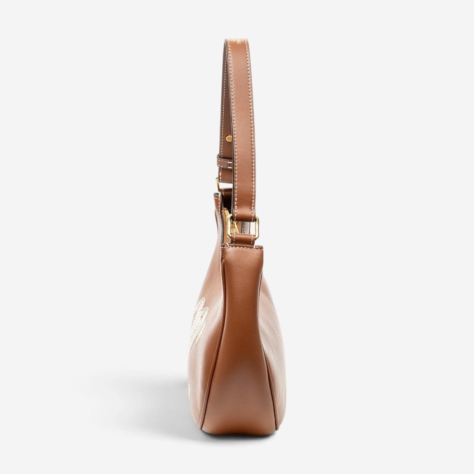 Celine Ava Brown Calf Leather Hobo Bag ABD2978 — view 3