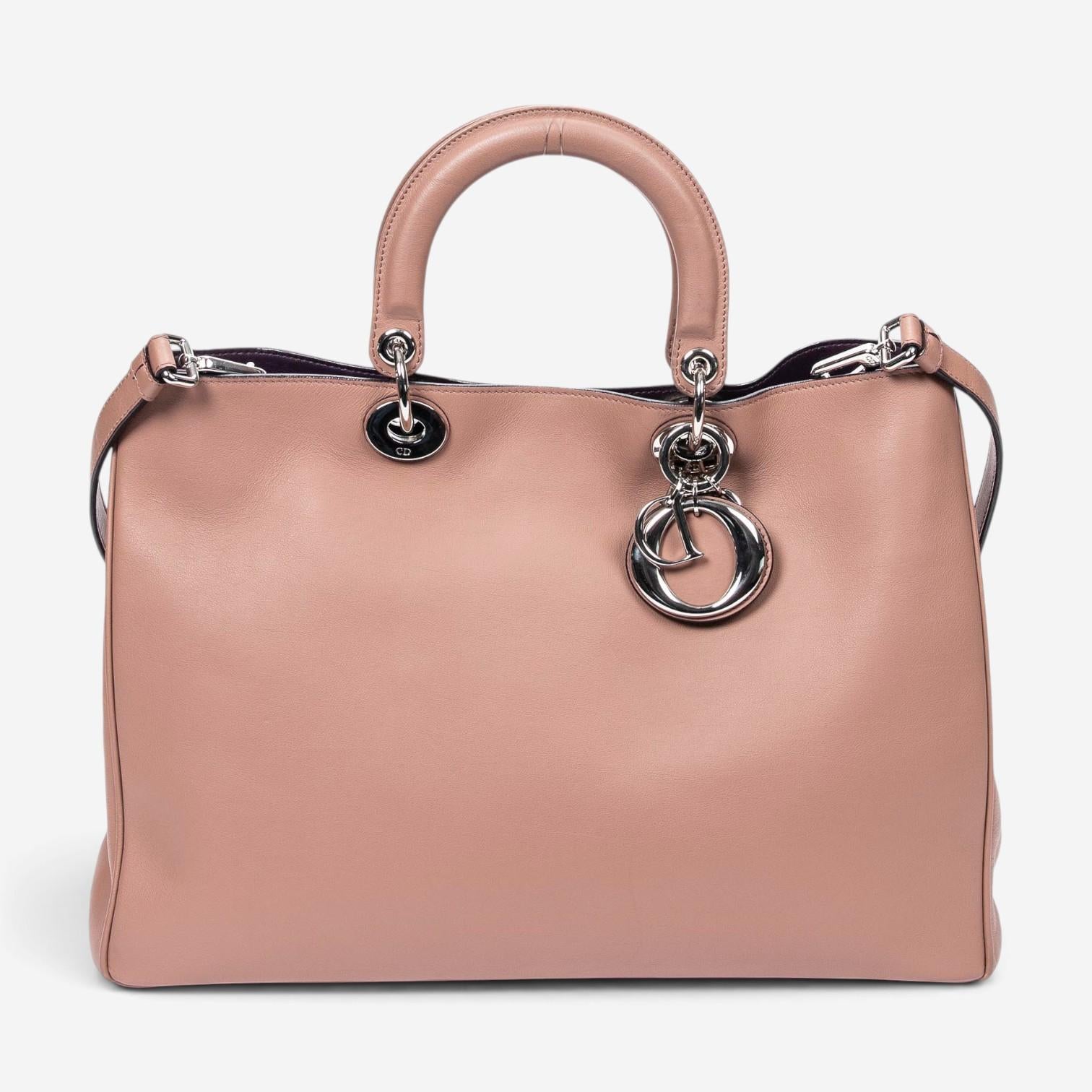 Dior Light Brown Calf Leather Large Shopper Tote AAW9482