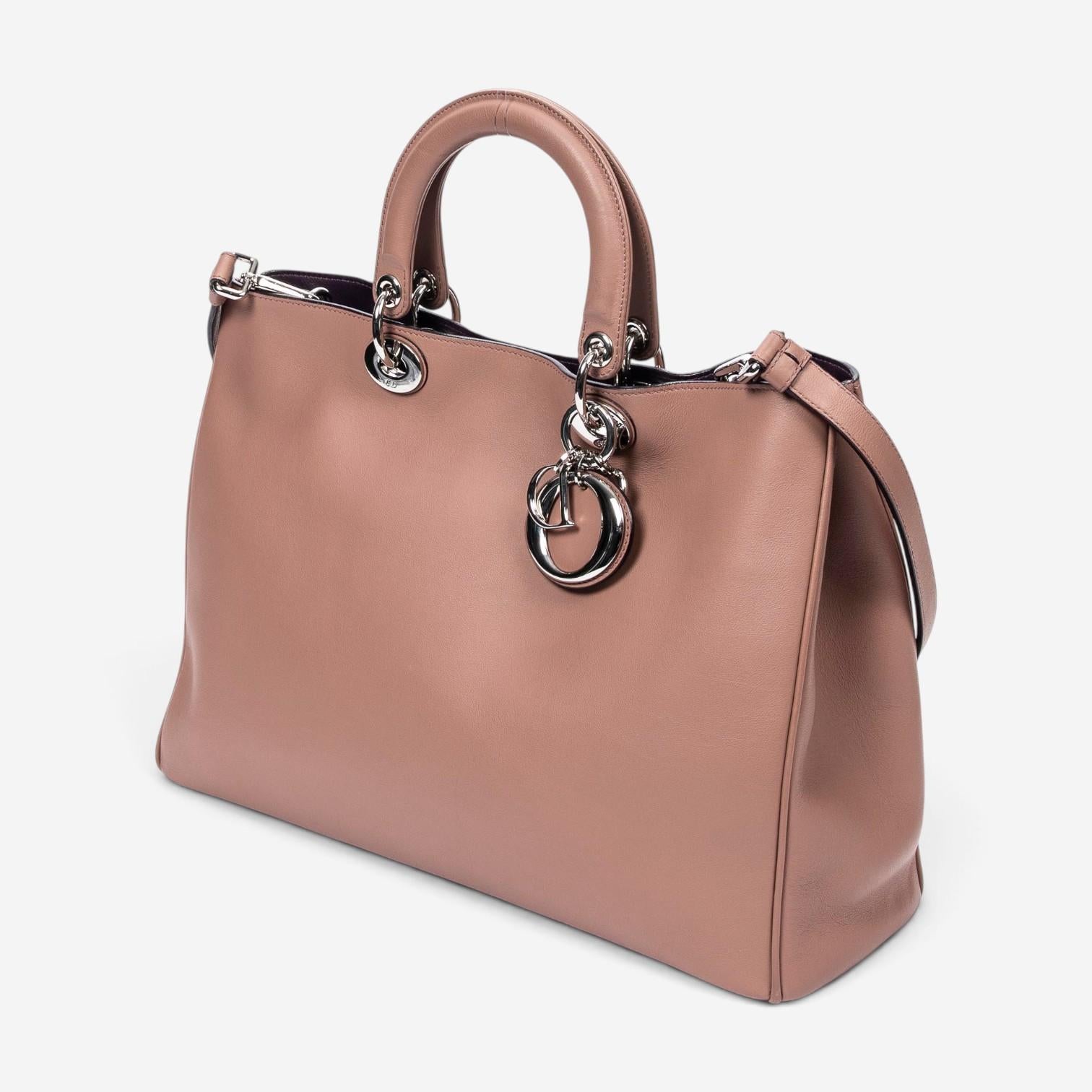Dior Light Brown Calf Leather Large Shopper Tote AAW9482 — view 2