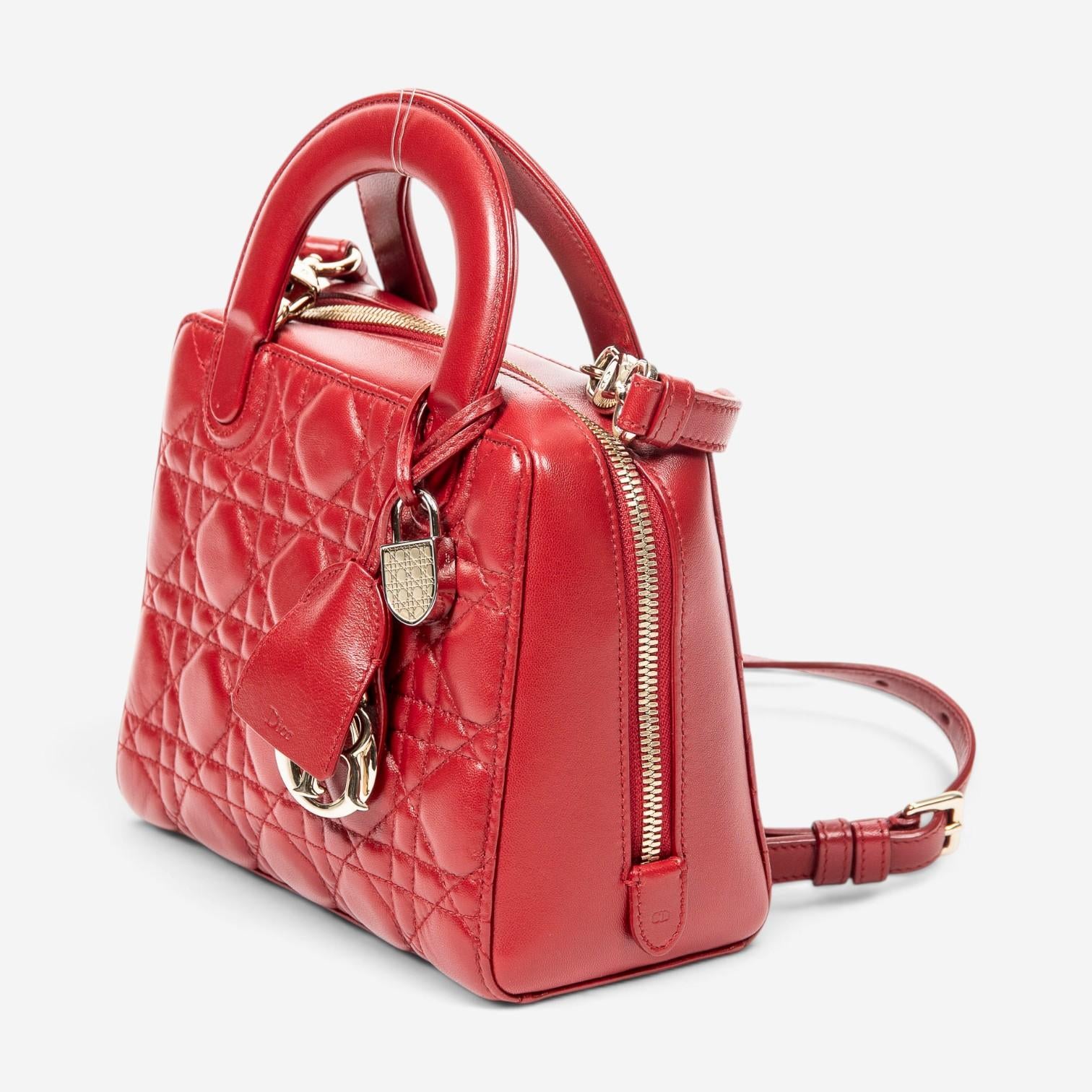 Dior Lily Red Calf Leather Tote ABA2307 — view 2