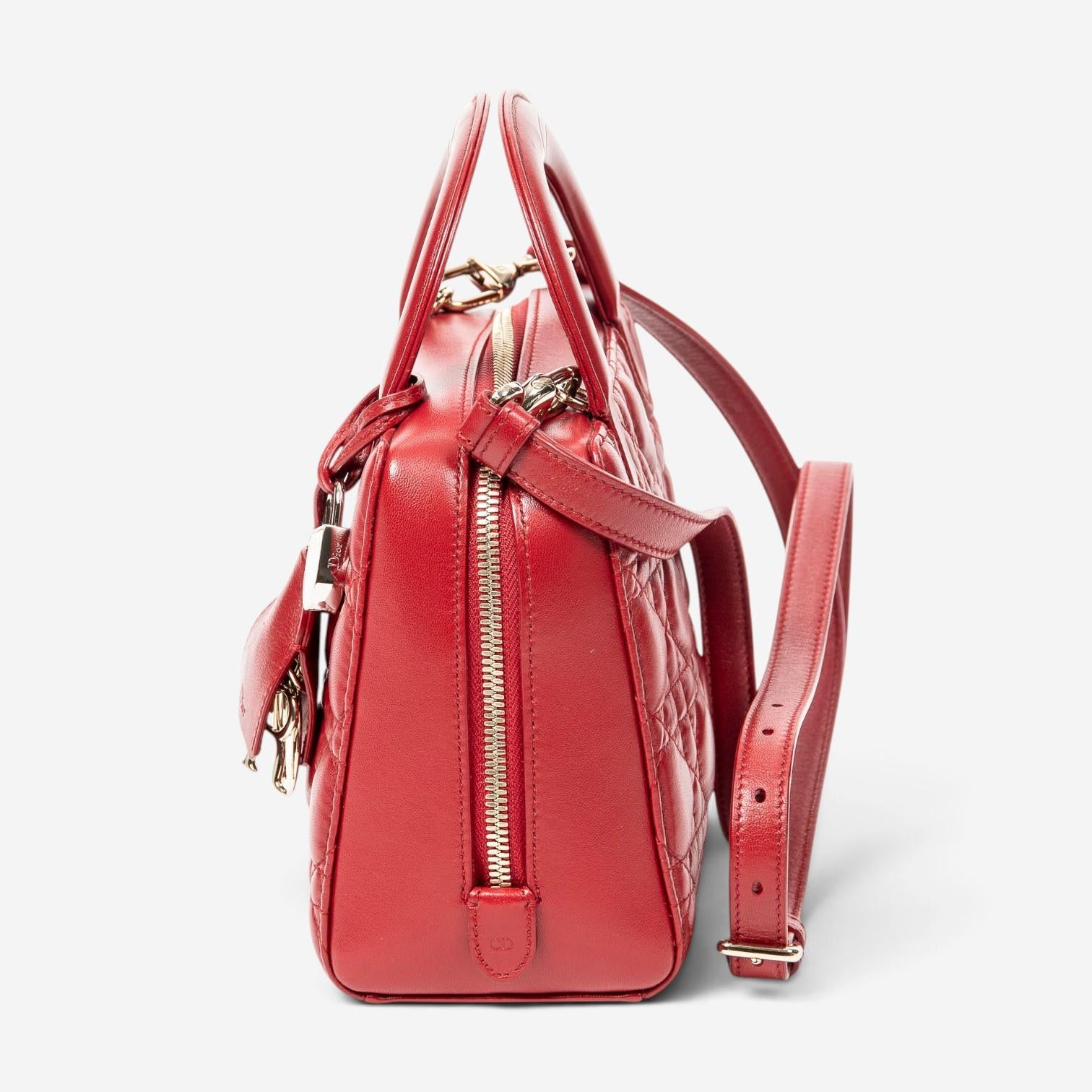 Dior Lily Red Calf Leather Tote ABA2307 — view 3