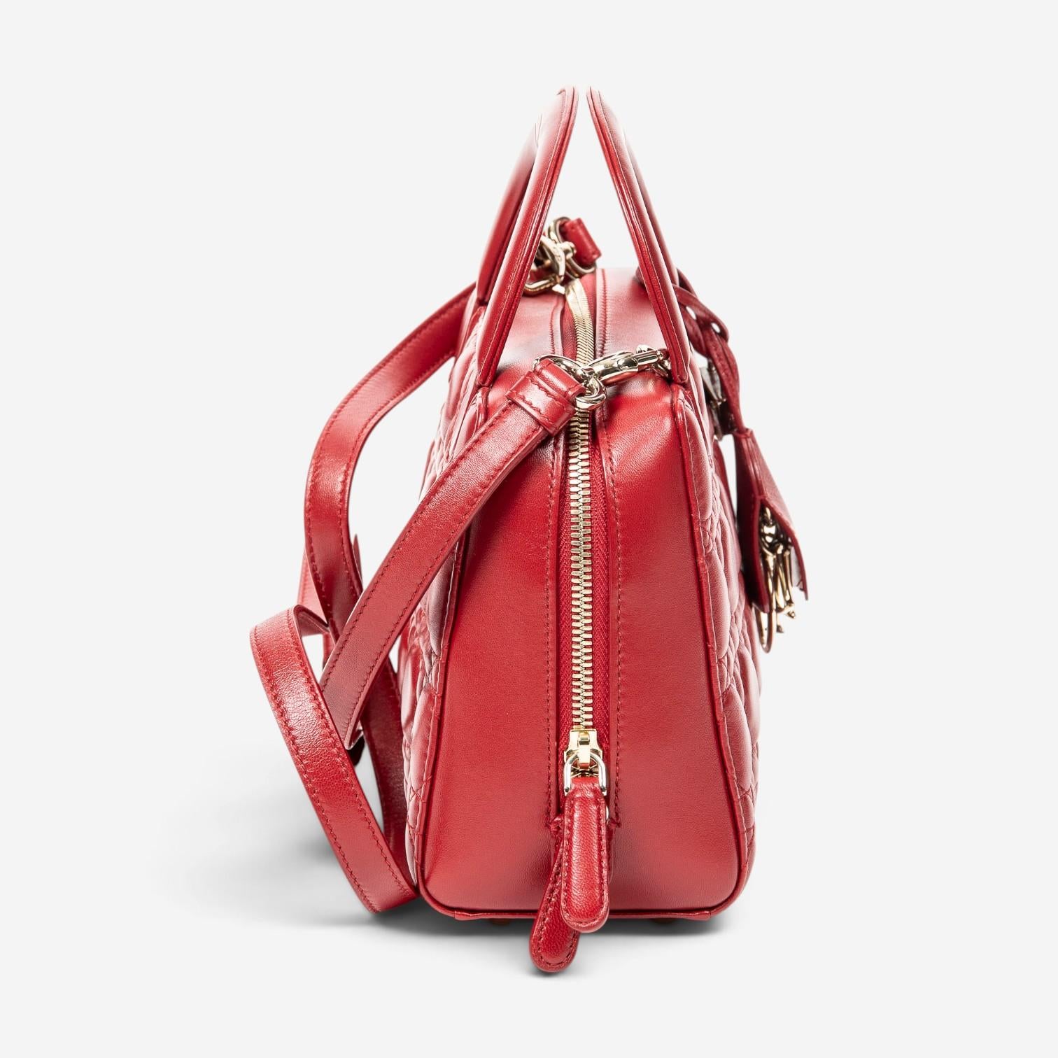 Dior Lily Red Calf Leather Tote ABA2307 — view 4