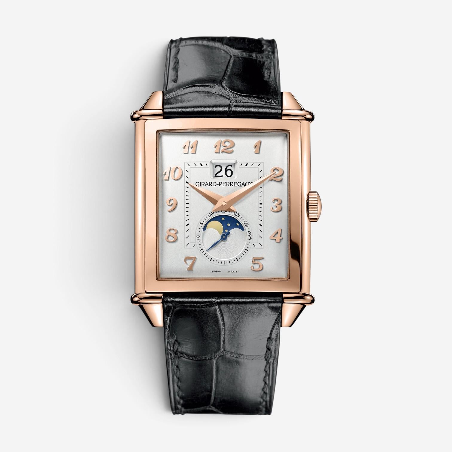 Girard-Perregaux Vintage 1945 18K Rose Gold Automatic Men's Watch 25882-52-121-B
