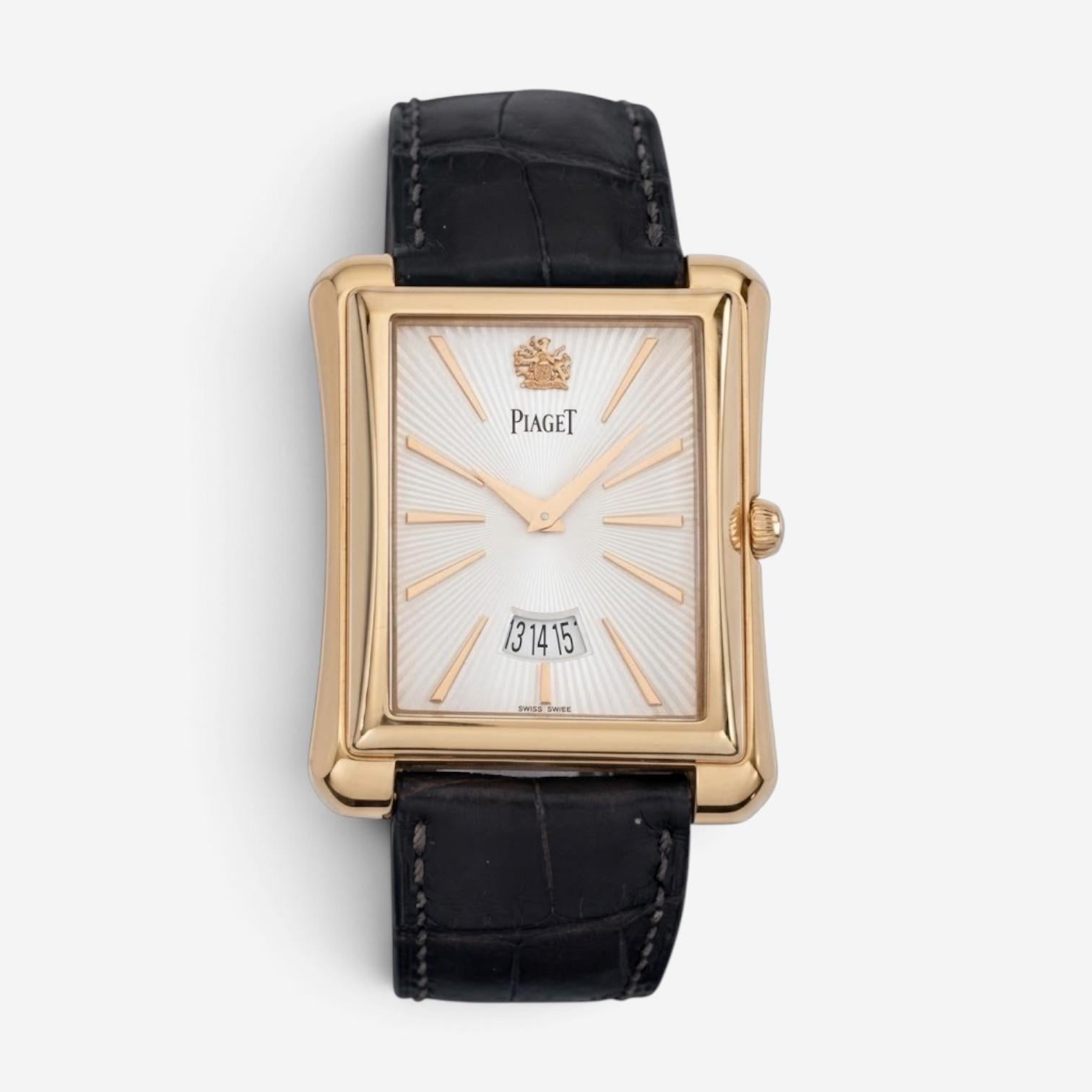 Piaget Emperador XL 18K Rose Gold Automatic Unisex Watch P10446