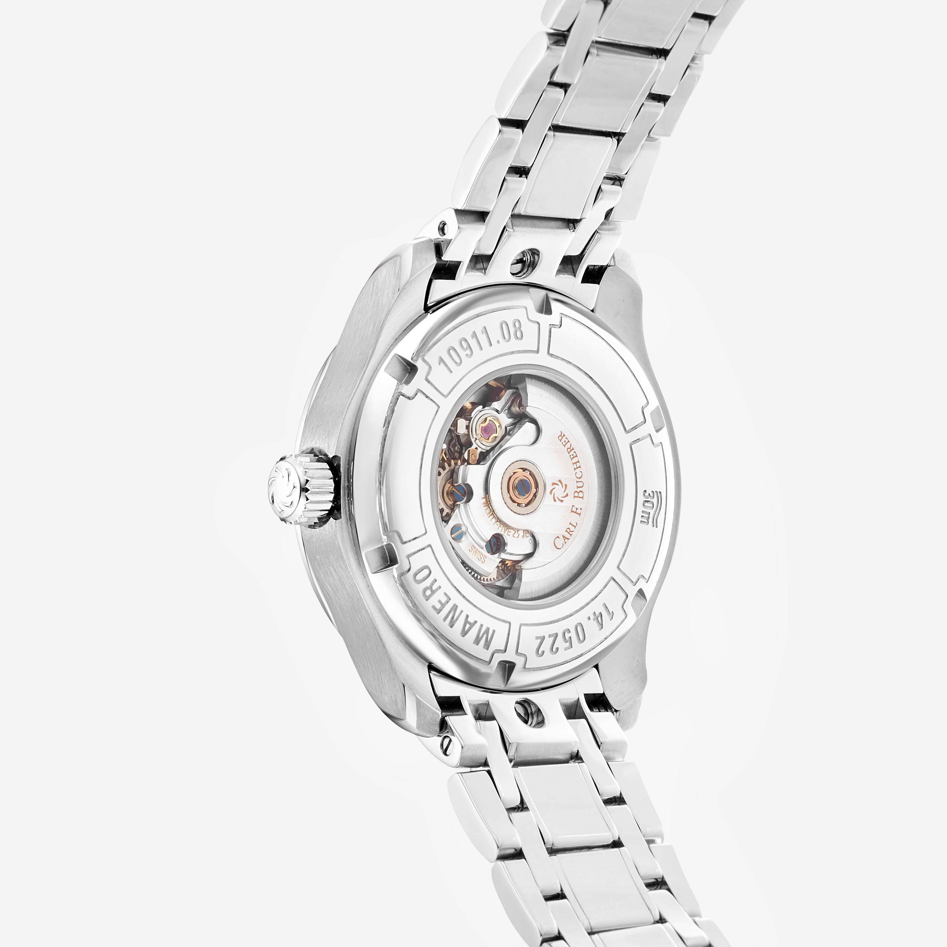 Carl F. Bucherer Diamond Manero Autodate 30mm Diamond Automatic Ladies Watch 00.10911.08.13.31 — view 4