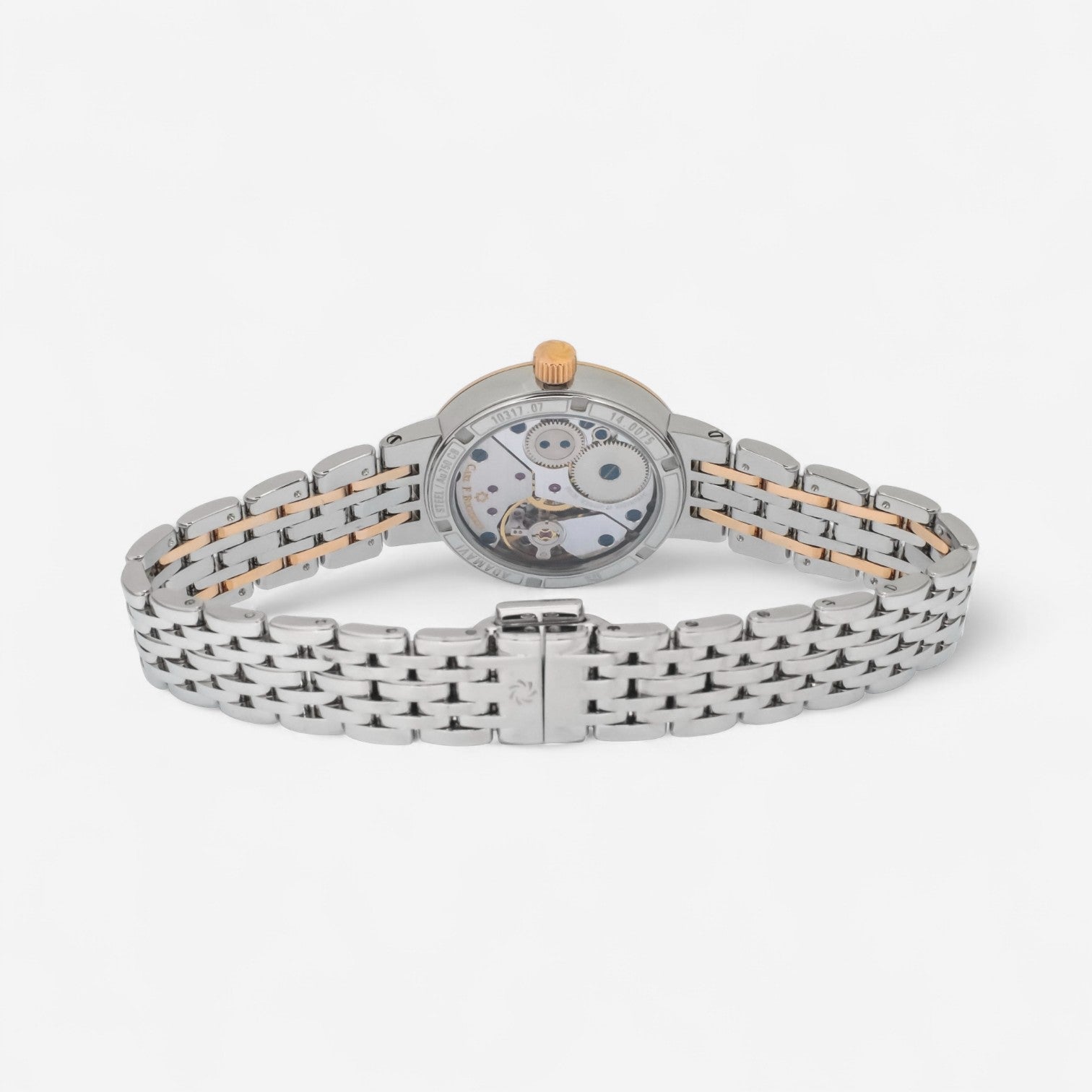 Carl F. Bucherer Adamavi 18K Rose Gold & Stainless Steel Manual Wind Ladies Watch 00.10317.07.36.21 — view 3