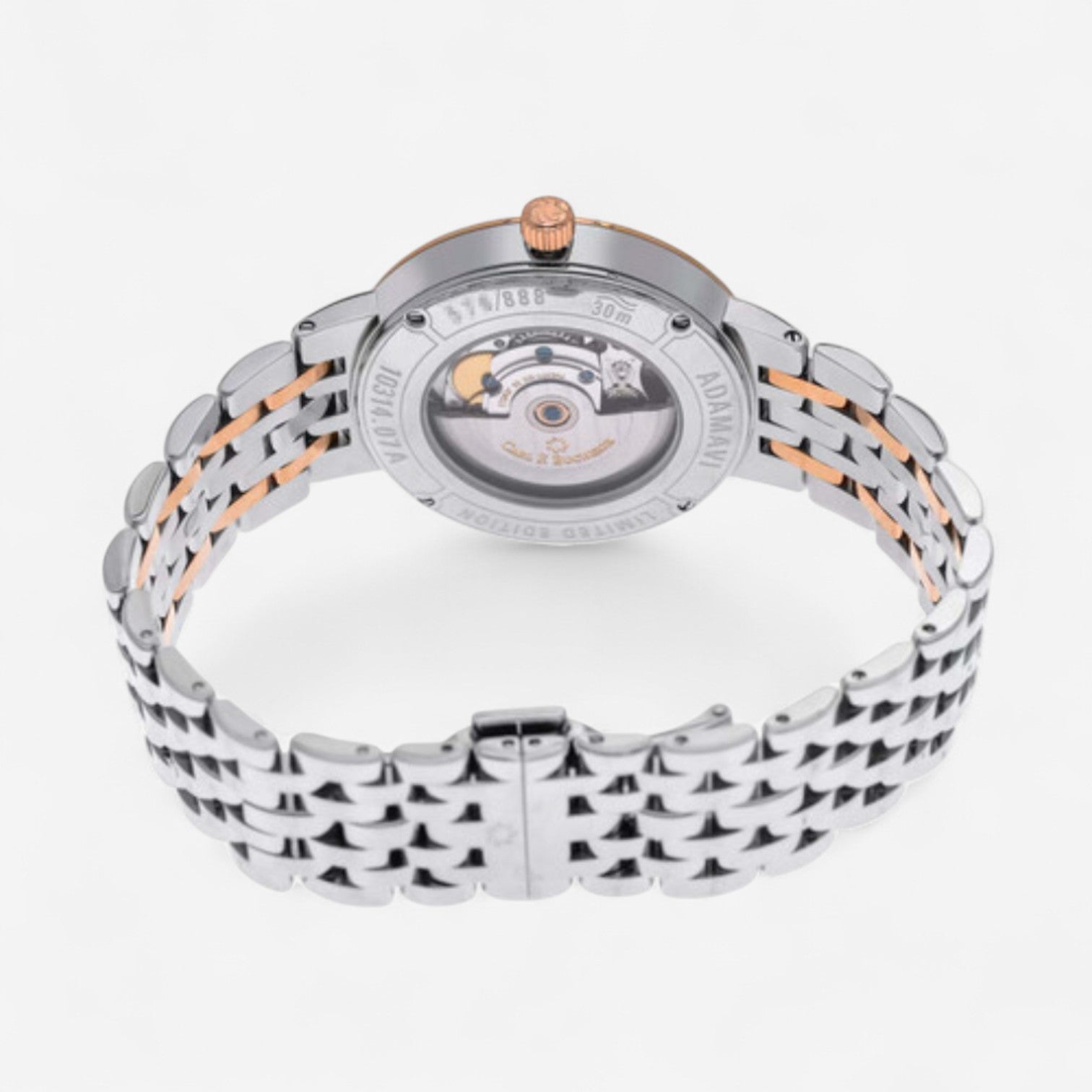 Carl F. Bucherer Adamavi Stainless Steel And 18K Rose Gold Date Men's Automatic Watch 00.10314.07.19.98 — view 2