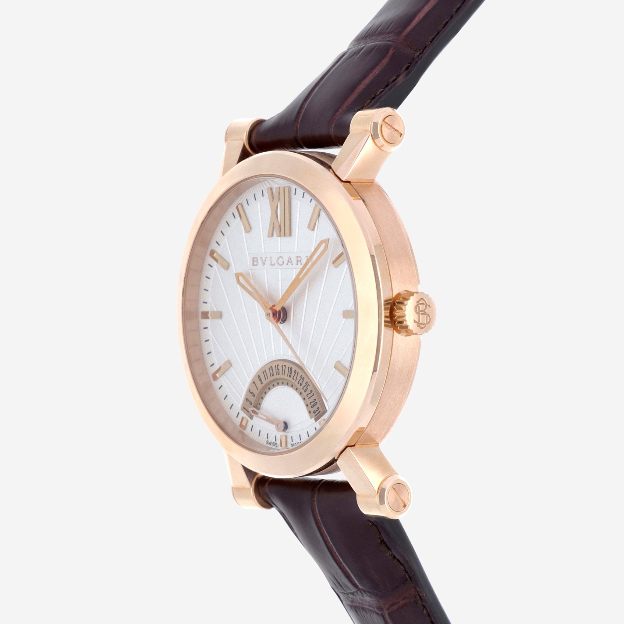 Bulgari Sotirio Bulgari Retrograde 18K Rose Gold 42mm Automatic Men's Watch 101708 — view 2