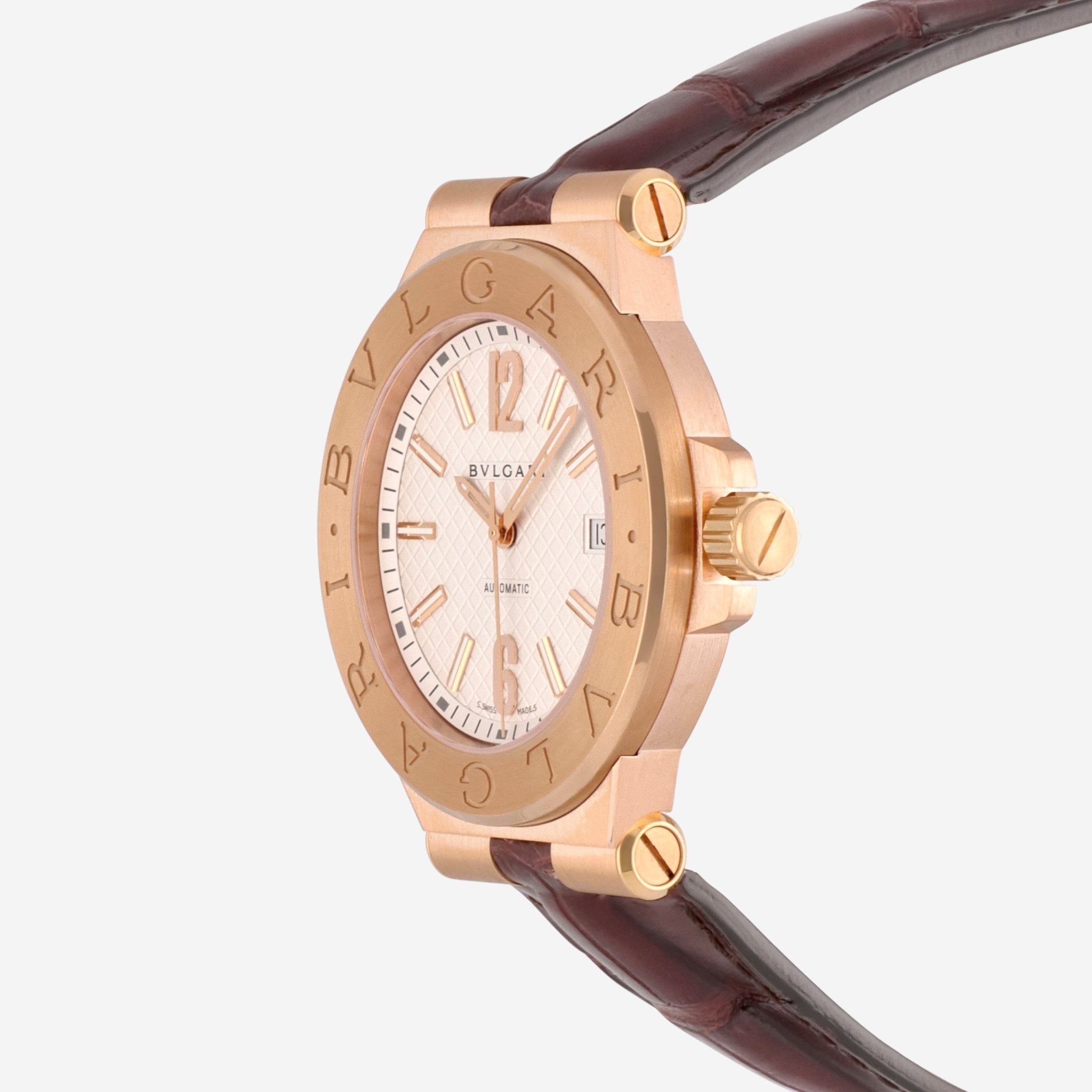 Bulgari Diagono 18K Rose Gold 41mm Automatc Men's Watch 101657 — view 2