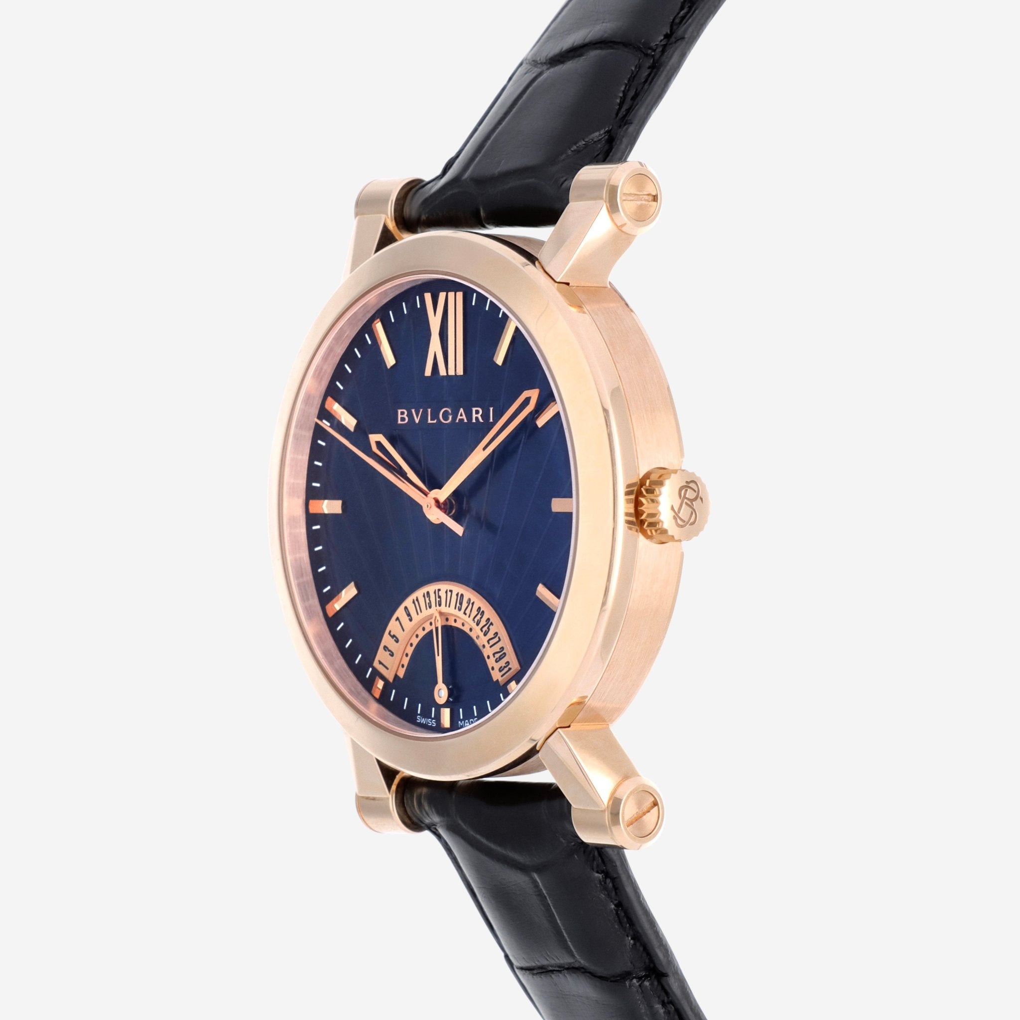 Bulgari Sotirio Bulgari Retrograde 18K Rose Gold 42mm Automatic Men's Watch 101705 — view 2