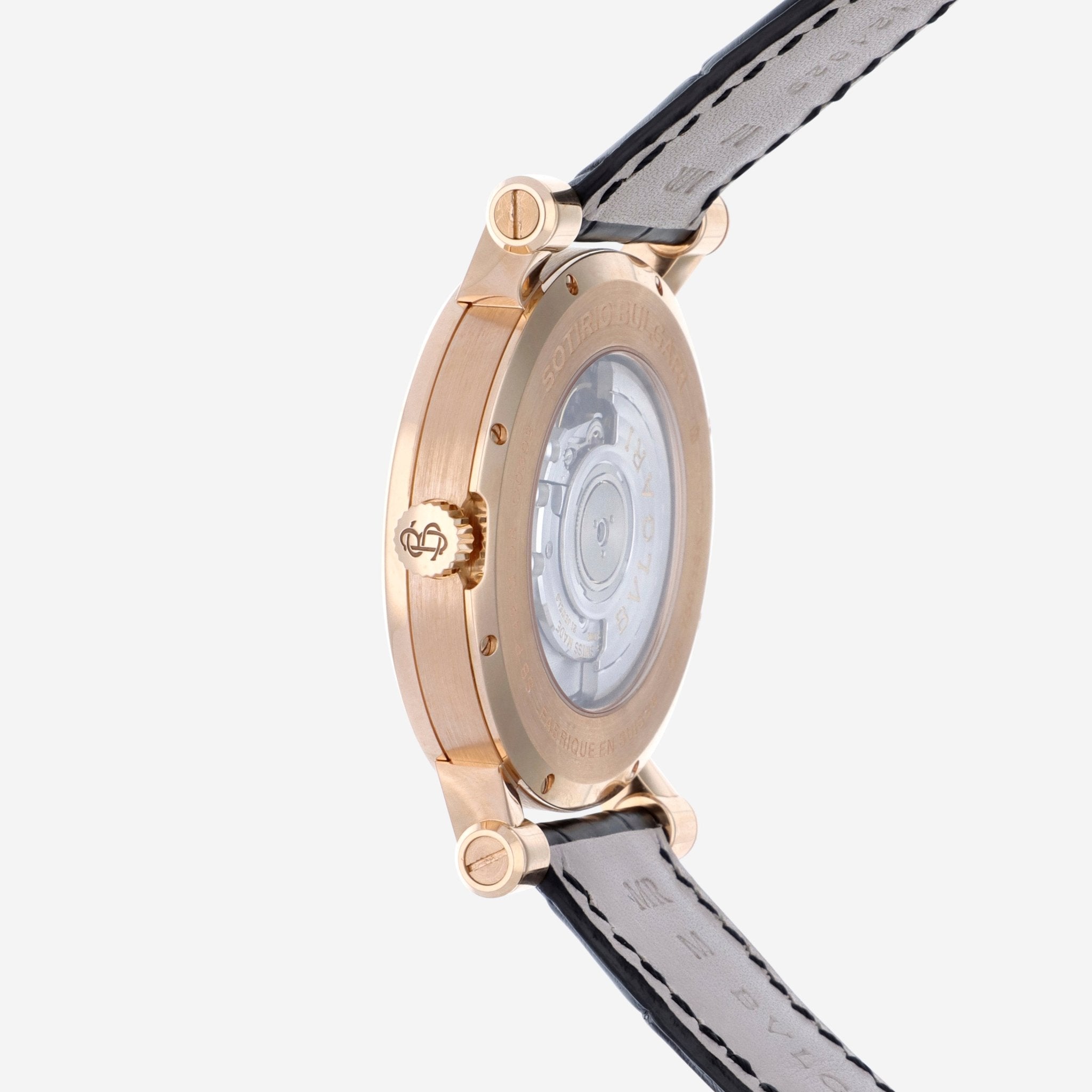 Bulgari Sotirio Bulgari Retrograde 18K Rose Gold 42mm Automatic Men's Watch 101705 — view 3