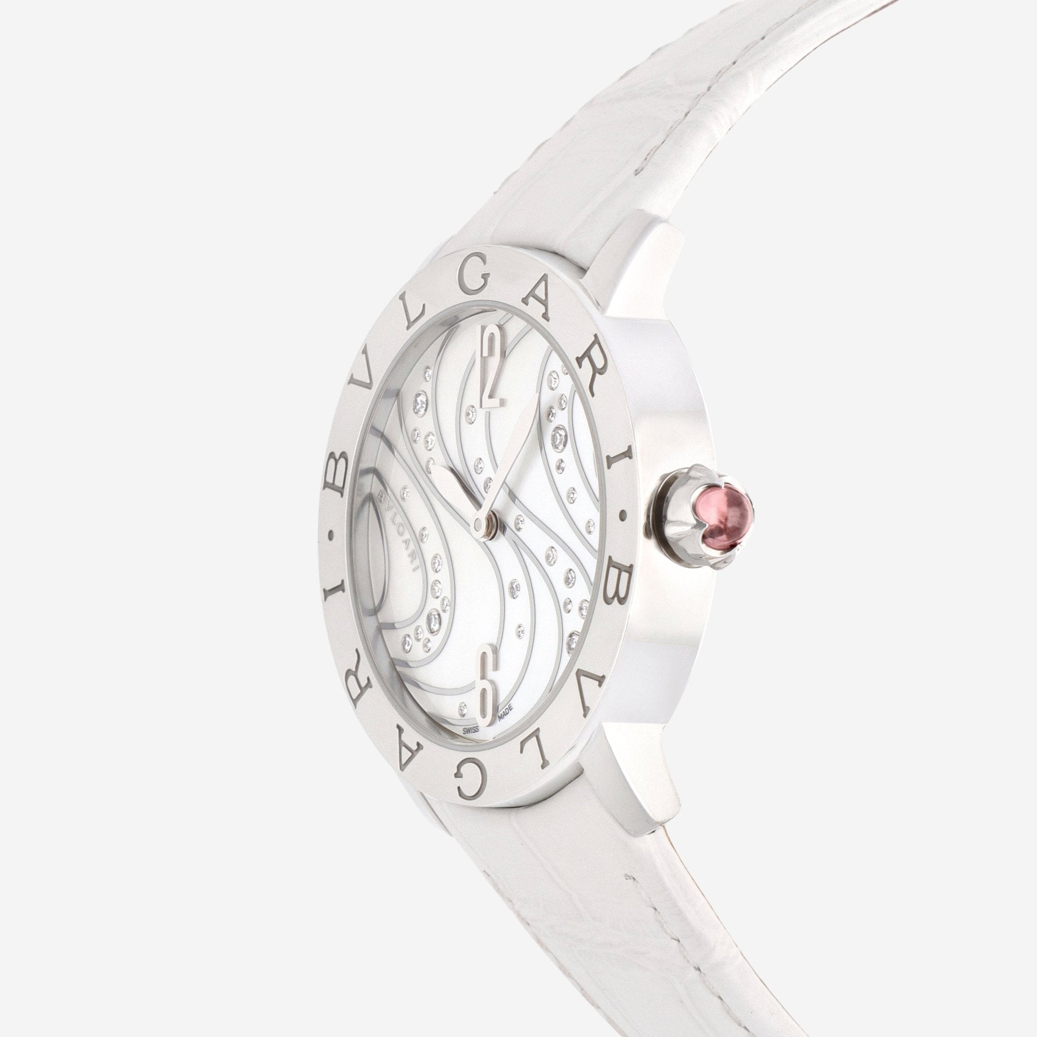 Bulgari Bulgari Mother of Pearl Diamond Automatic Ladies Watch 102030 — view 3
