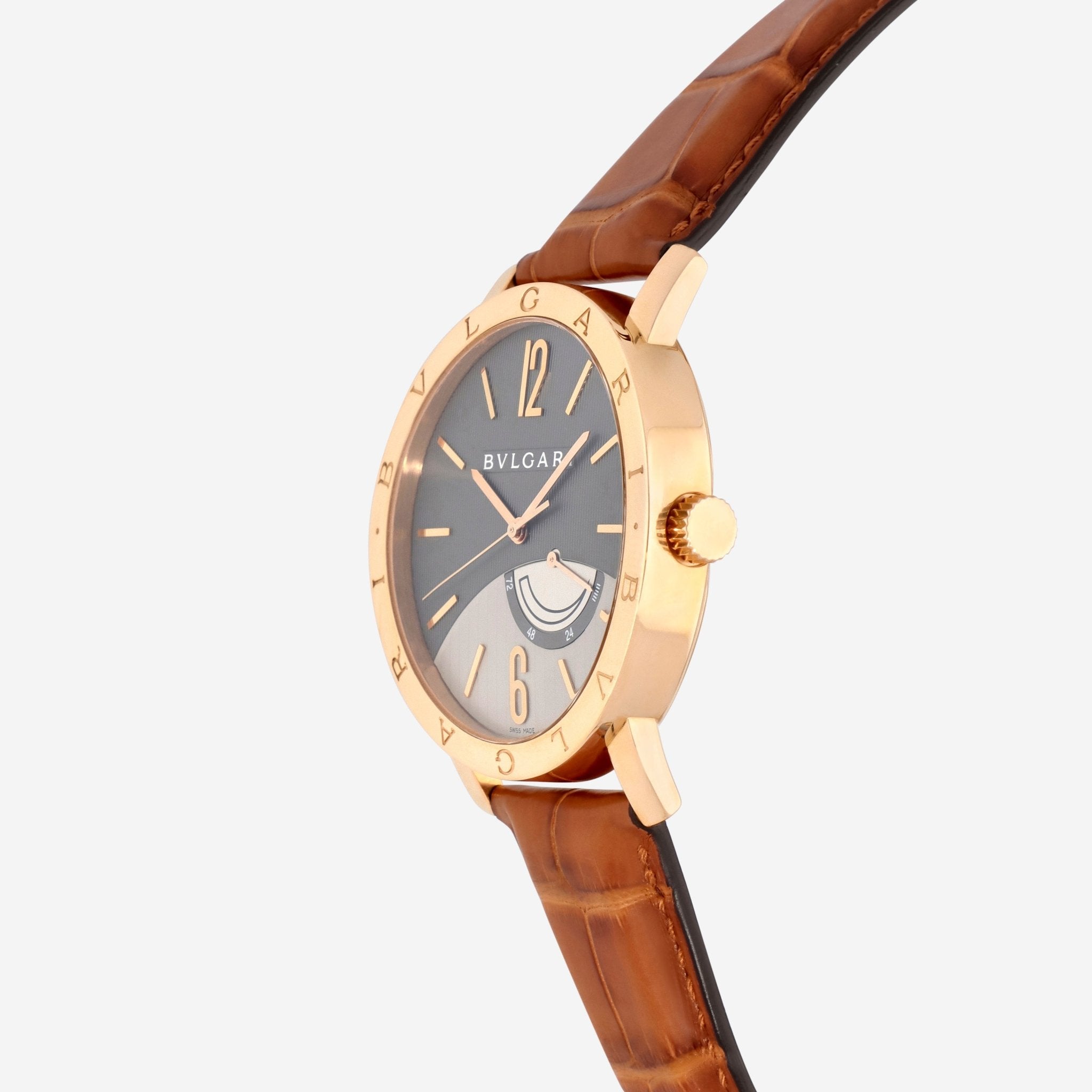 Bulgari Bulgari 18K Rose Gold Power Reserve 41mm Automatic Men's Watch 101383 — view 2