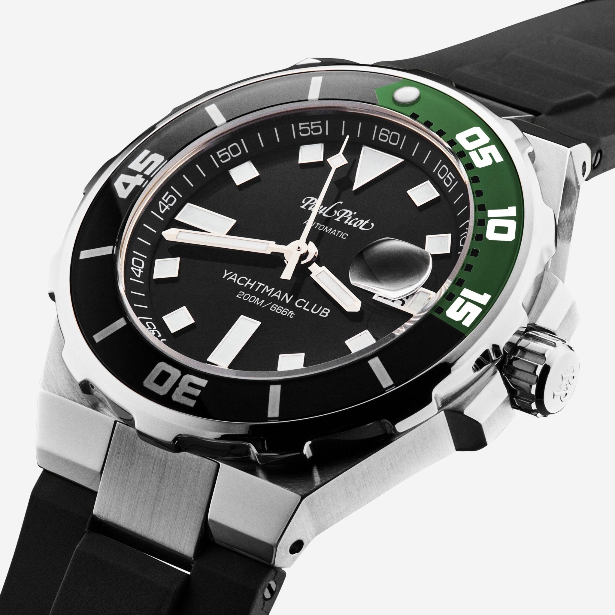 Paul Picot Yachtman Club Black Dial Men's Automatic Watch P1251NV.SG.3614CM001 — view 2