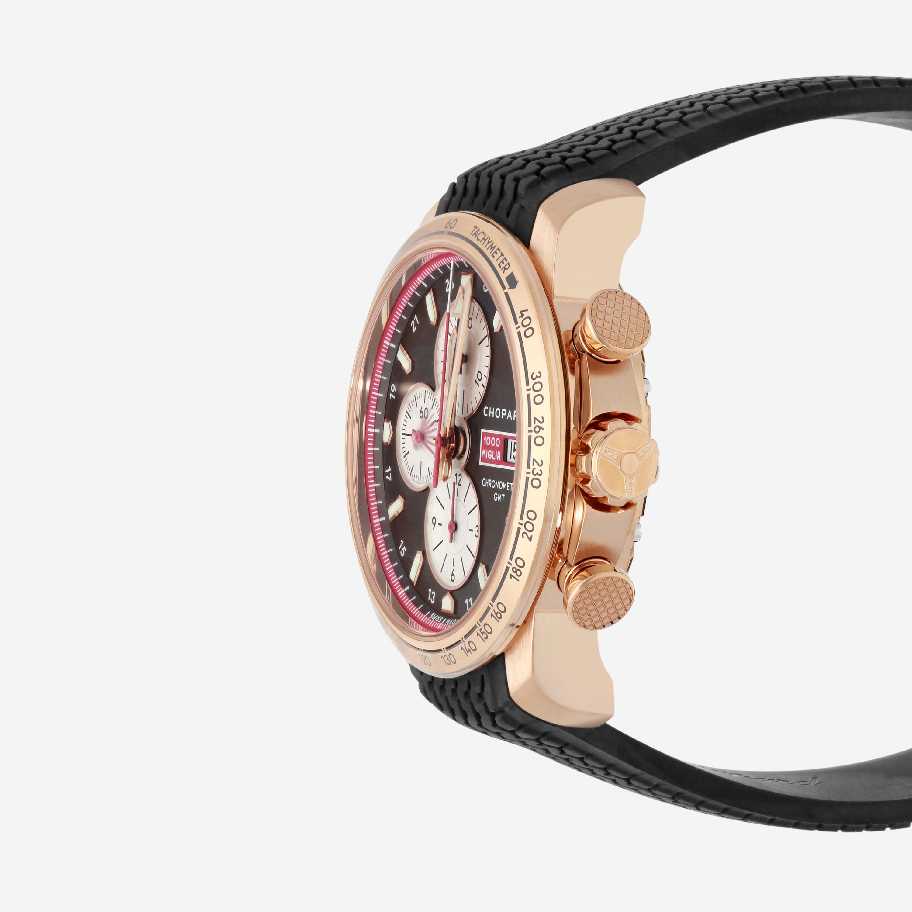 Chopard Mille Miglia Chronograph 18K Rose Gold Automatic Men's Watch 161292-5001 — view 2